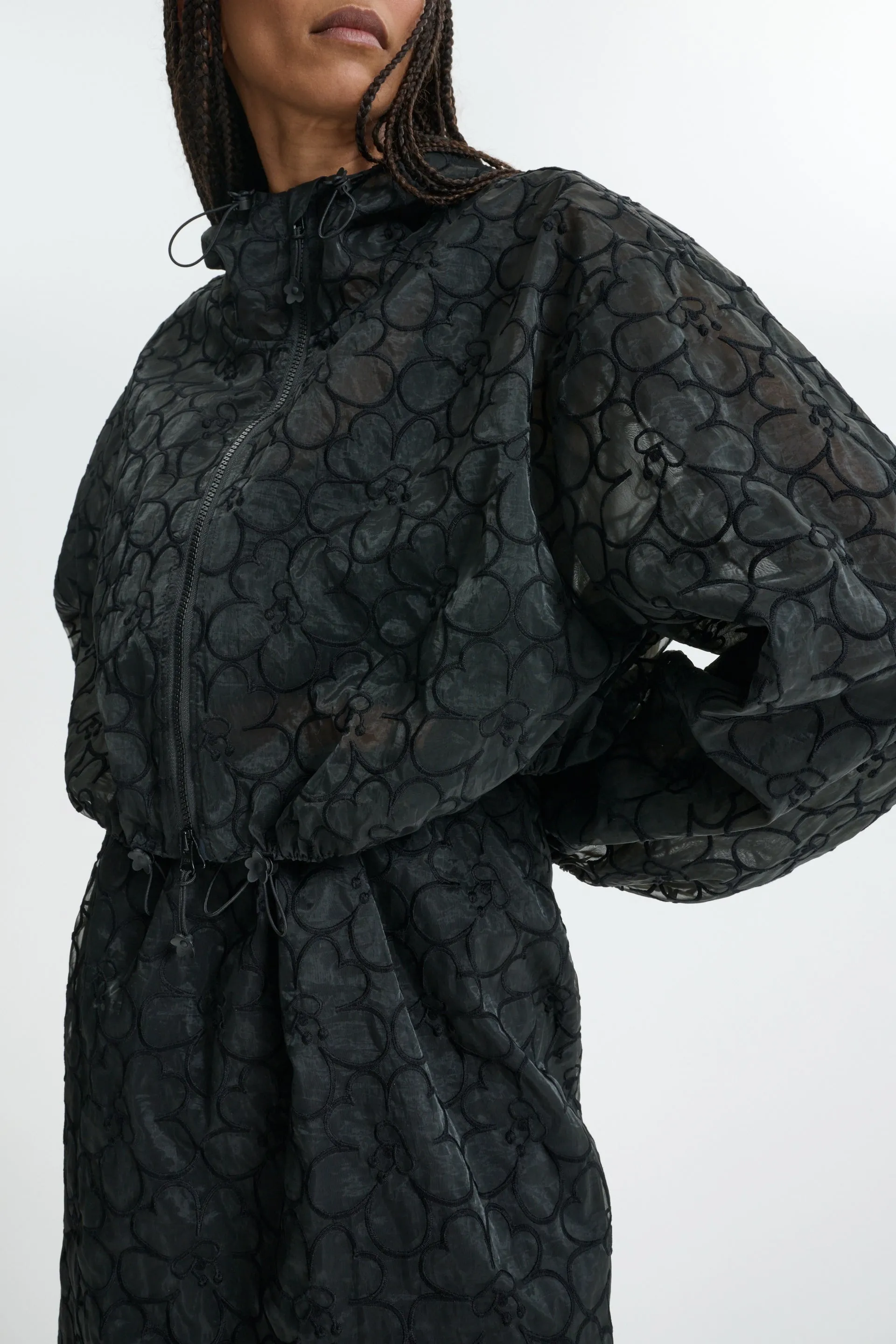 CBAISHA | BLOUSON JACKET FELICIA EMBROIDERY BLACK sold by Cecilie Bahnsen product image thumbnail 2