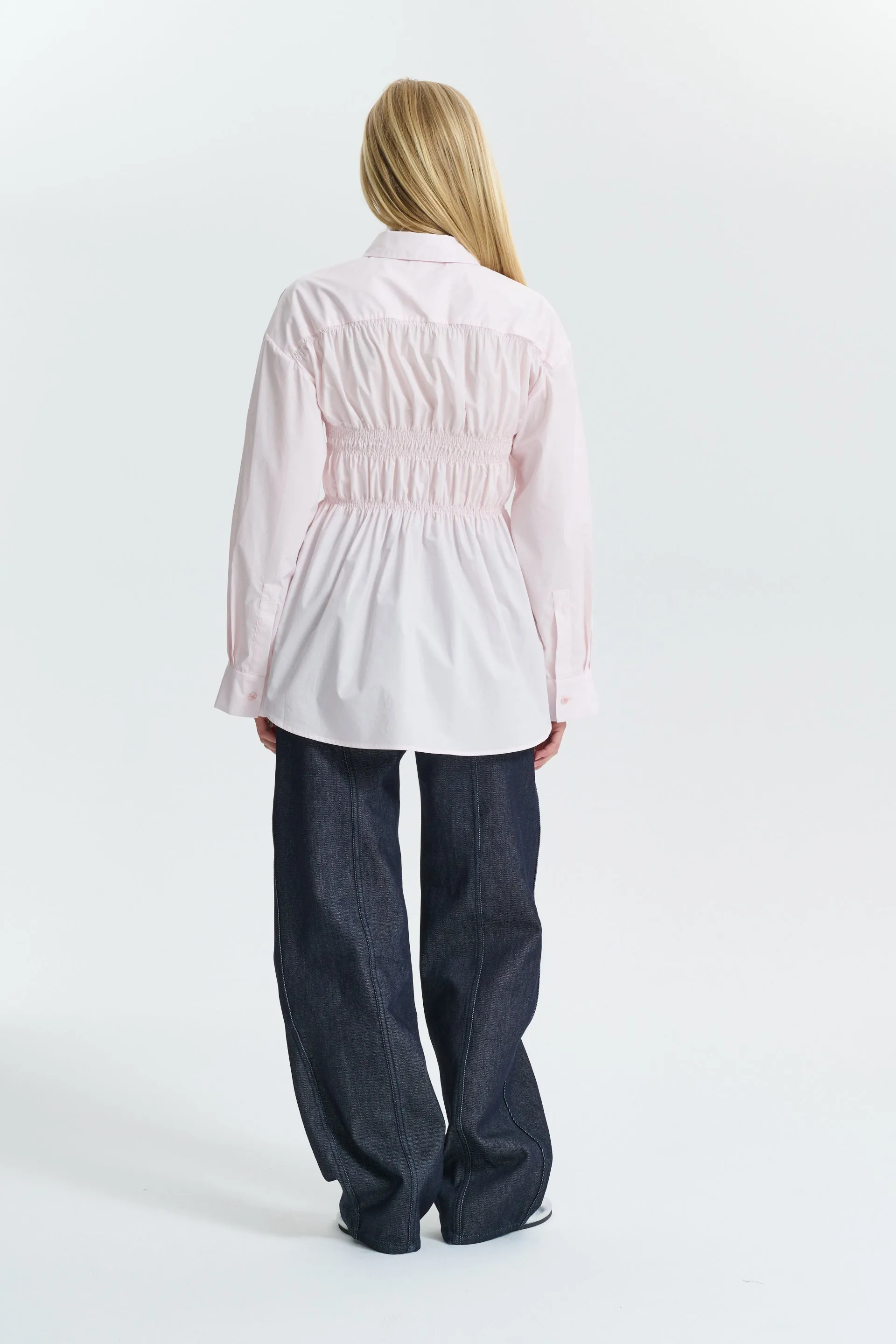 CBBRAXTON | SHIRT COTTON BLUSH PINK sold by Cecilie Bahnsen product image thumbnail 3