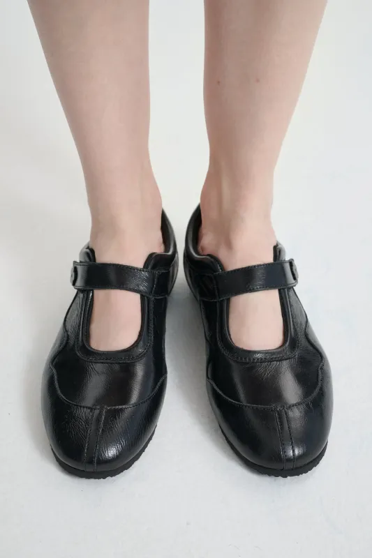 CBCOSMO | SNEAKERS TEXTURED LEATHER BLACK sold by Cecilie Bahnsen