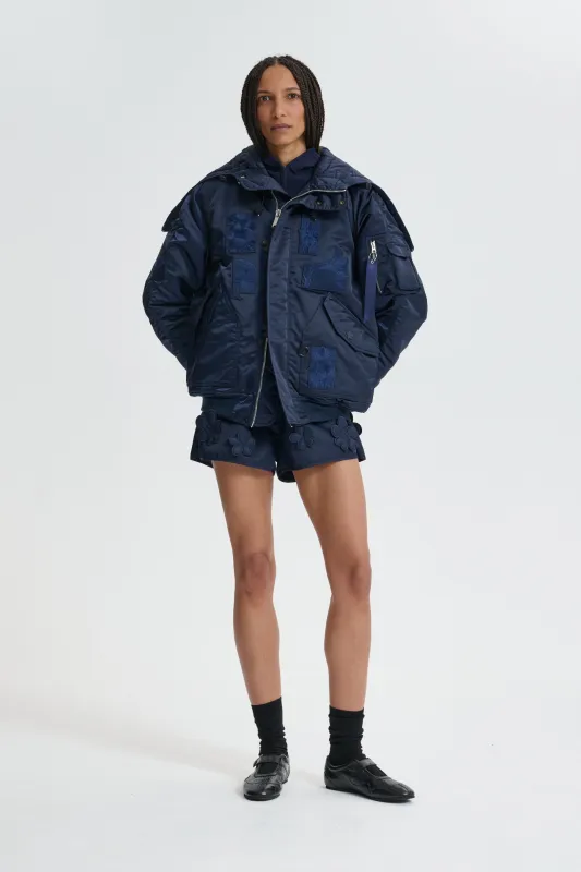 ALPHA X CB N-2B | PATCH CR NYLON NAVY made by Alpha Industries