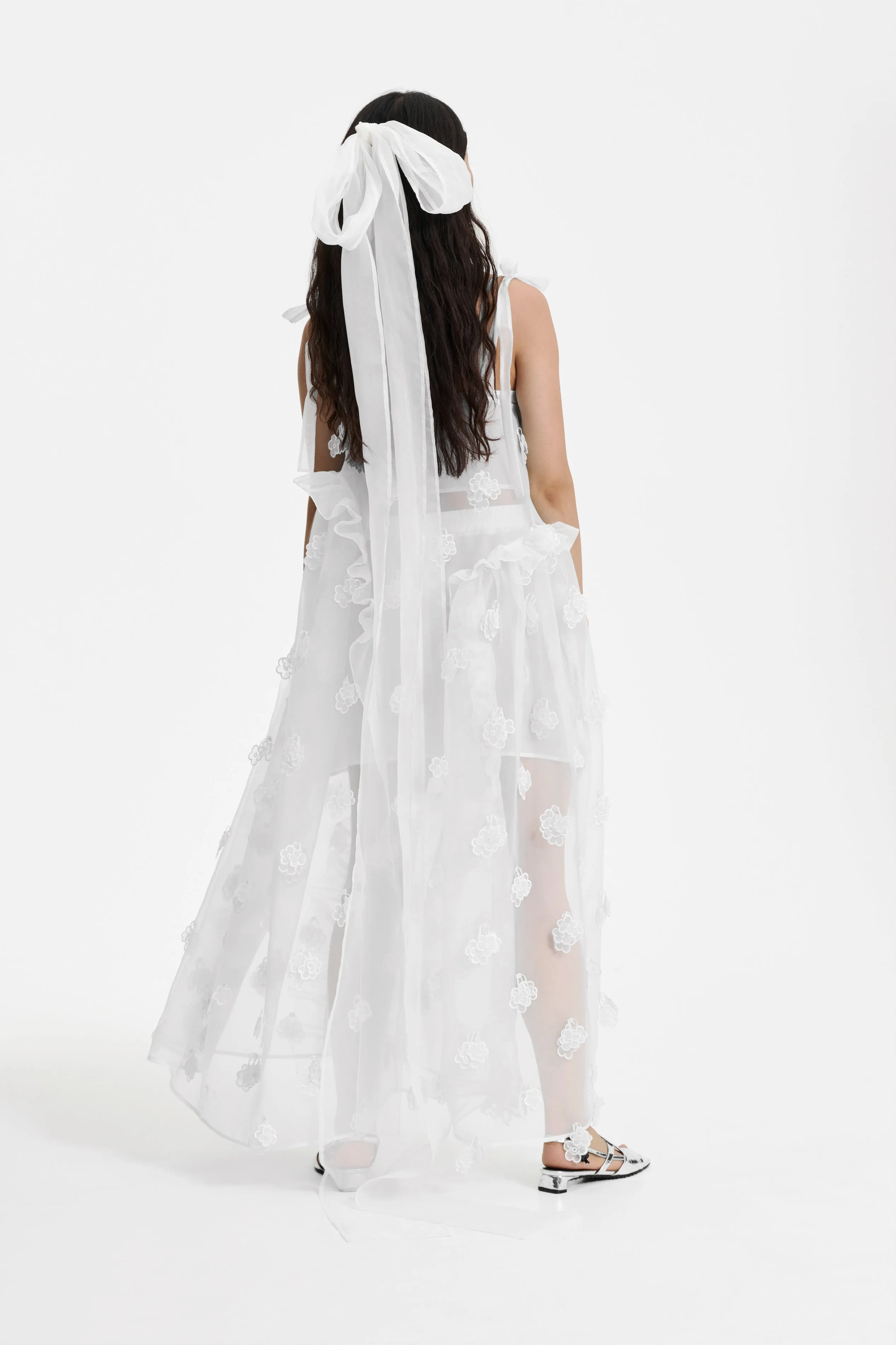 OSWALD | DRESS KIRI EMBROIDERY WHITE sold by Cecilie Bahnsen product image thumbnail 3