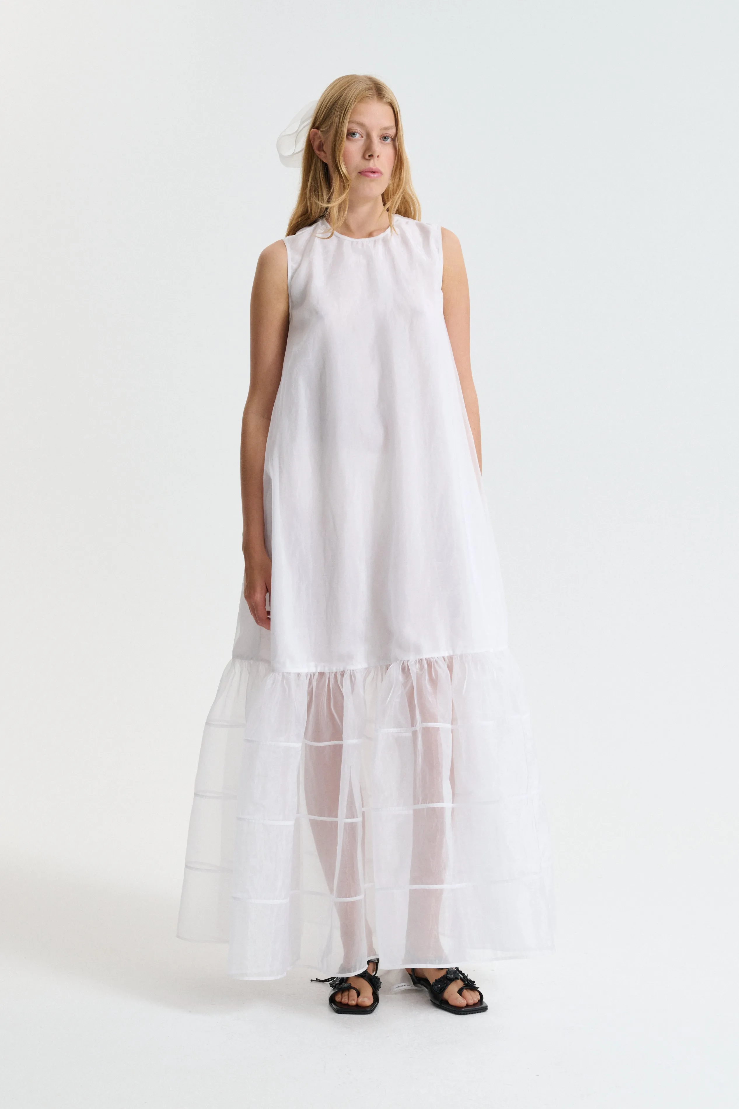 CBDOLLY | GOWN LIQUID MYRTIA WHITE BRIDAL sold by Cecilie Bahnsen
