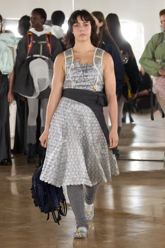 CBFOPE | DRESS MEADOW GUIPURE SILVER made by Cecilie Bahnsen