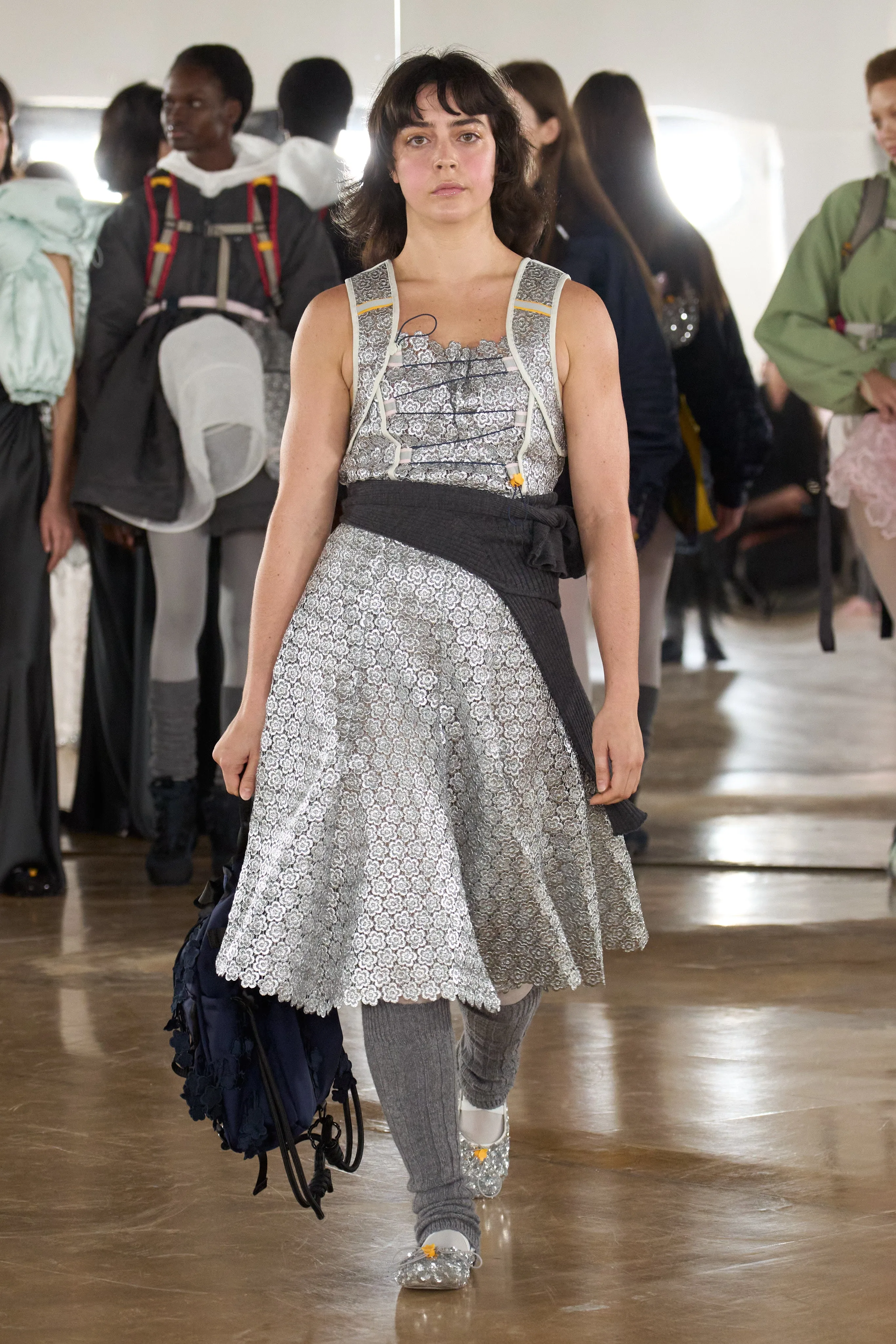 CBFOPE | DRESS MEADOW GUIPURE SILVER sold by Cecilie Bahnsen