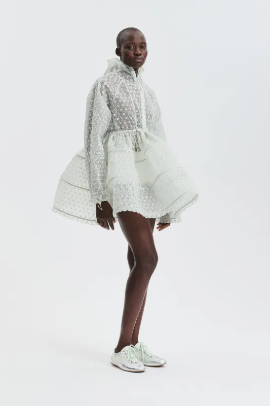 CBFREESIA | DRESS MEADOW EMBROIDERY MINT made by Cecilie Bahnsen