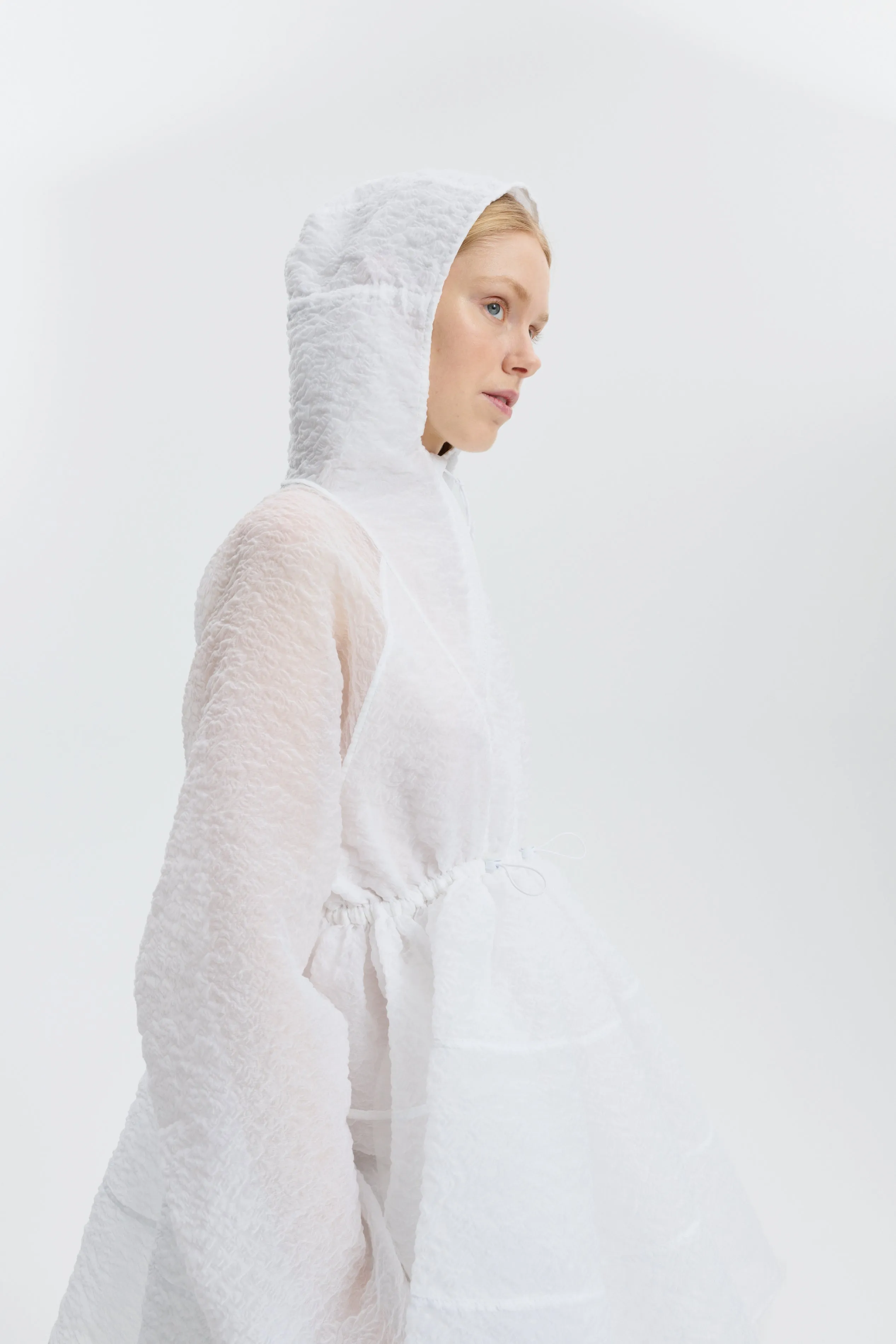 CBFREESIA | DRESS BRODIA MATELASSÉ WHITE sold by Cecilie Bahnsen product image thumbnail 5