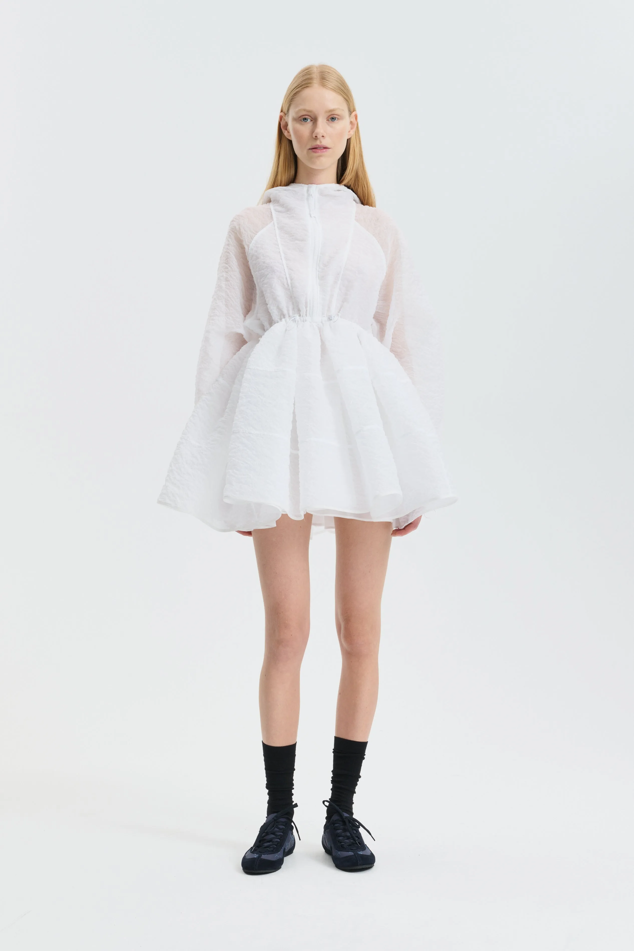 CBFREESIA | DRESS BRODIA MATELASSÉ WHITE sold by Cecilie Bahnsen product image thumbnail 2