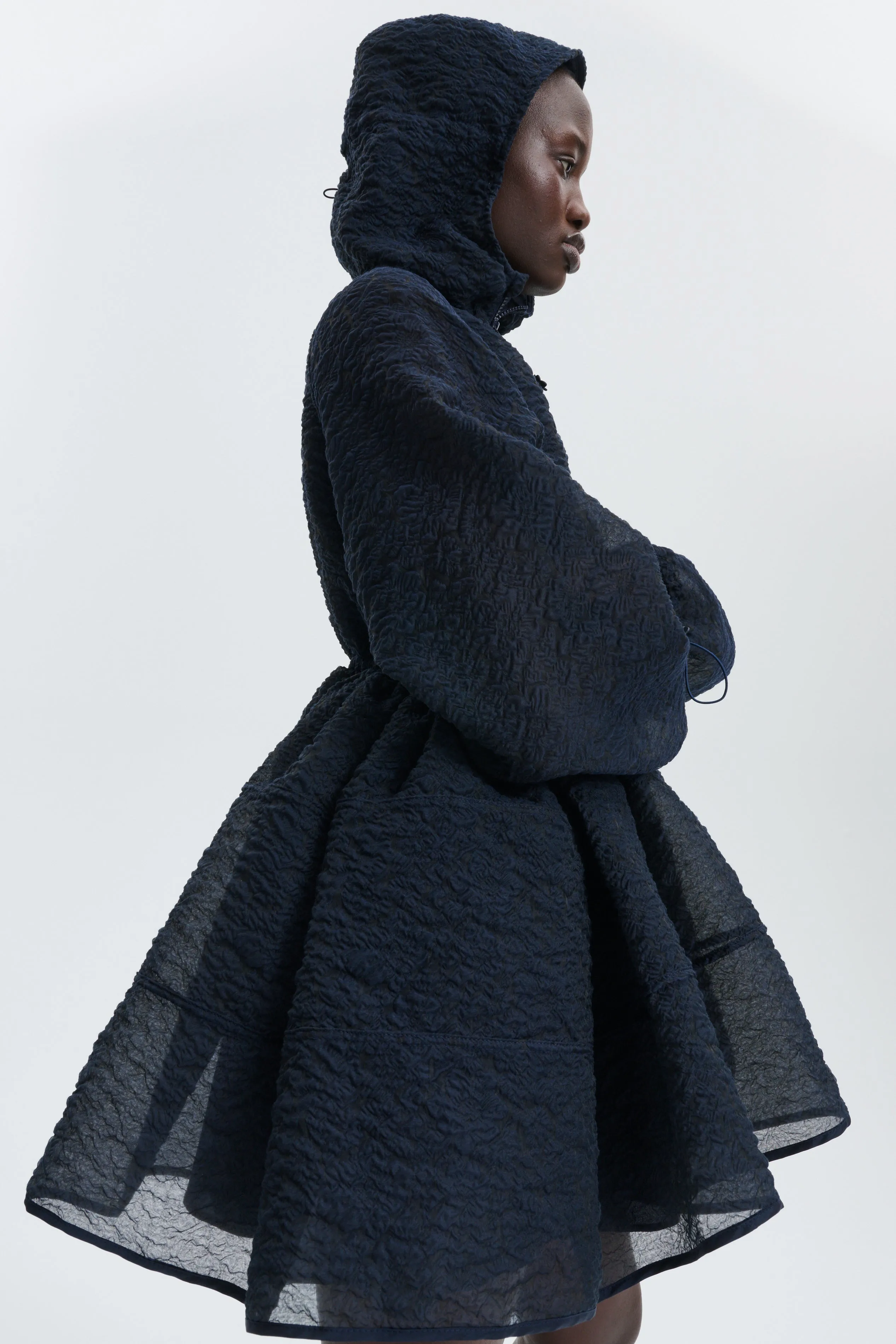 CBFREESIA | DRESS BRODIA MATELASSÉ NAVY sold by Cecilie Bahnsen product image thumbnail 5