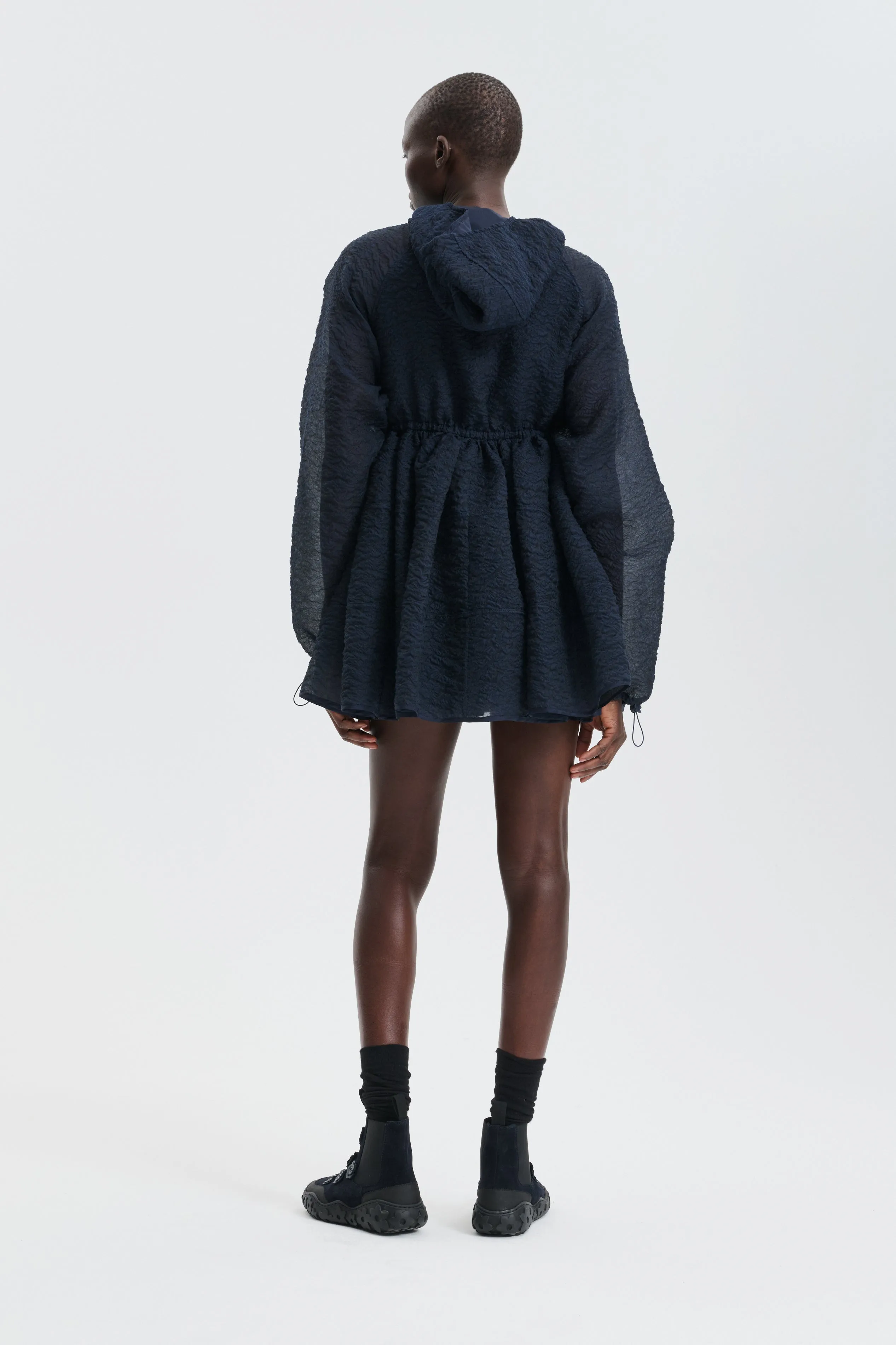 CBFREESIA | DRESS BRODIA MATELASSÉ NAVY sold by Cecilie Bahnsen product image thumbnail 3