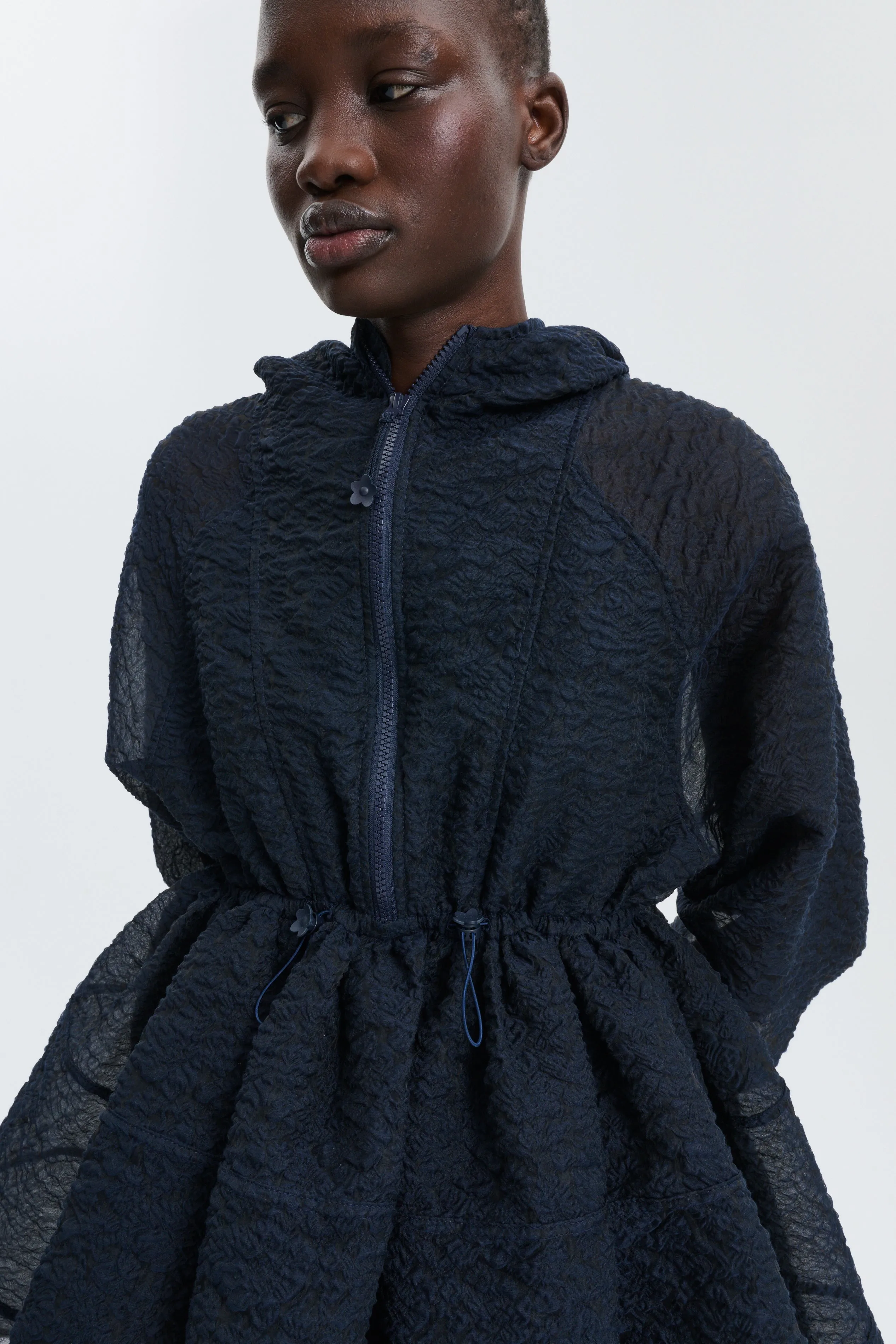 CBFREESIA | DRESS BRODIA MATELASSÉ NAVY sold by Cecilie Bahnsen product image thumbnail 4