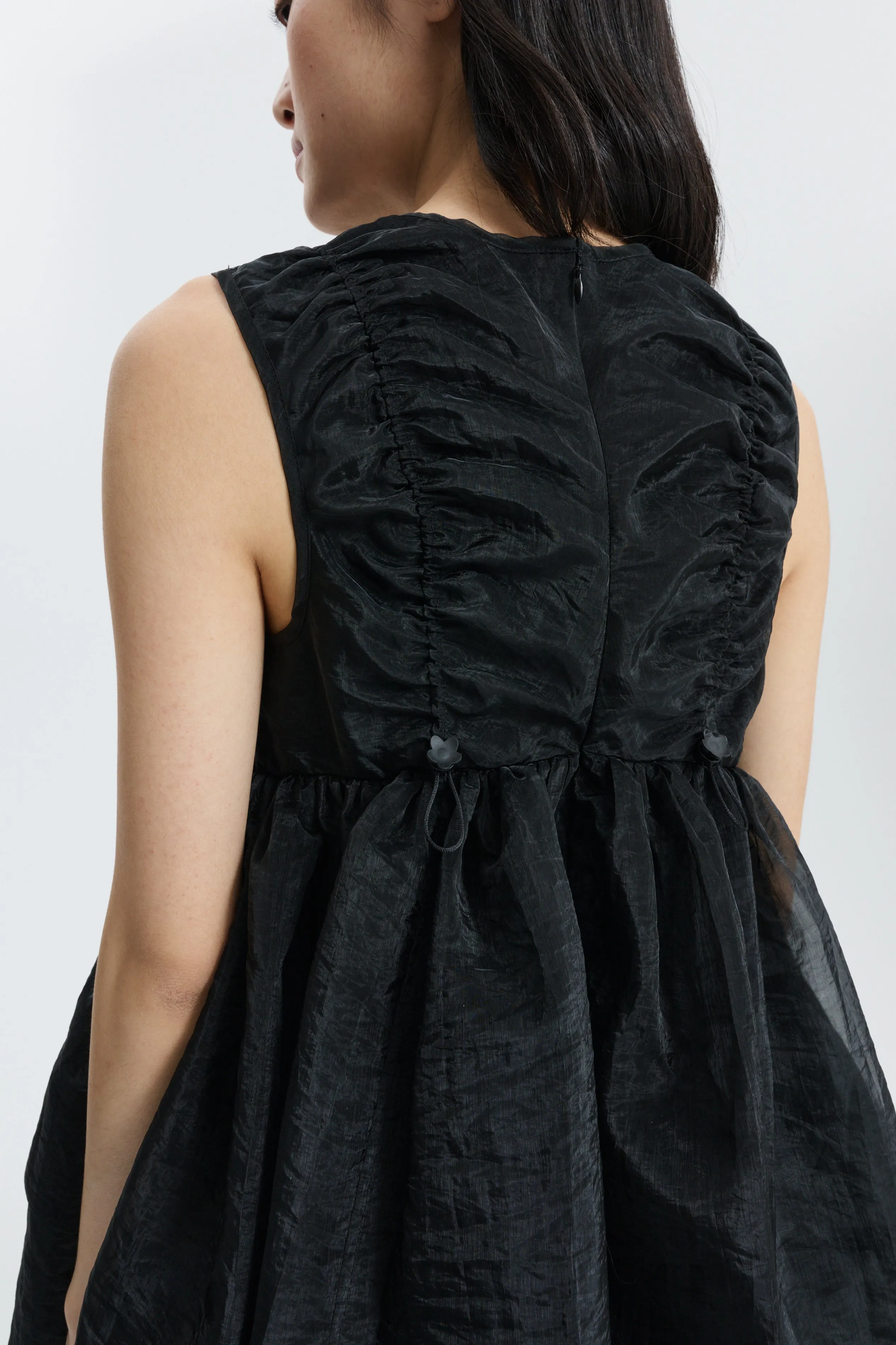 CBDIMMON | DRESS LIQUID MYRTIA BLACK sold by Cecilie Bahnsen product image thumbnail 4