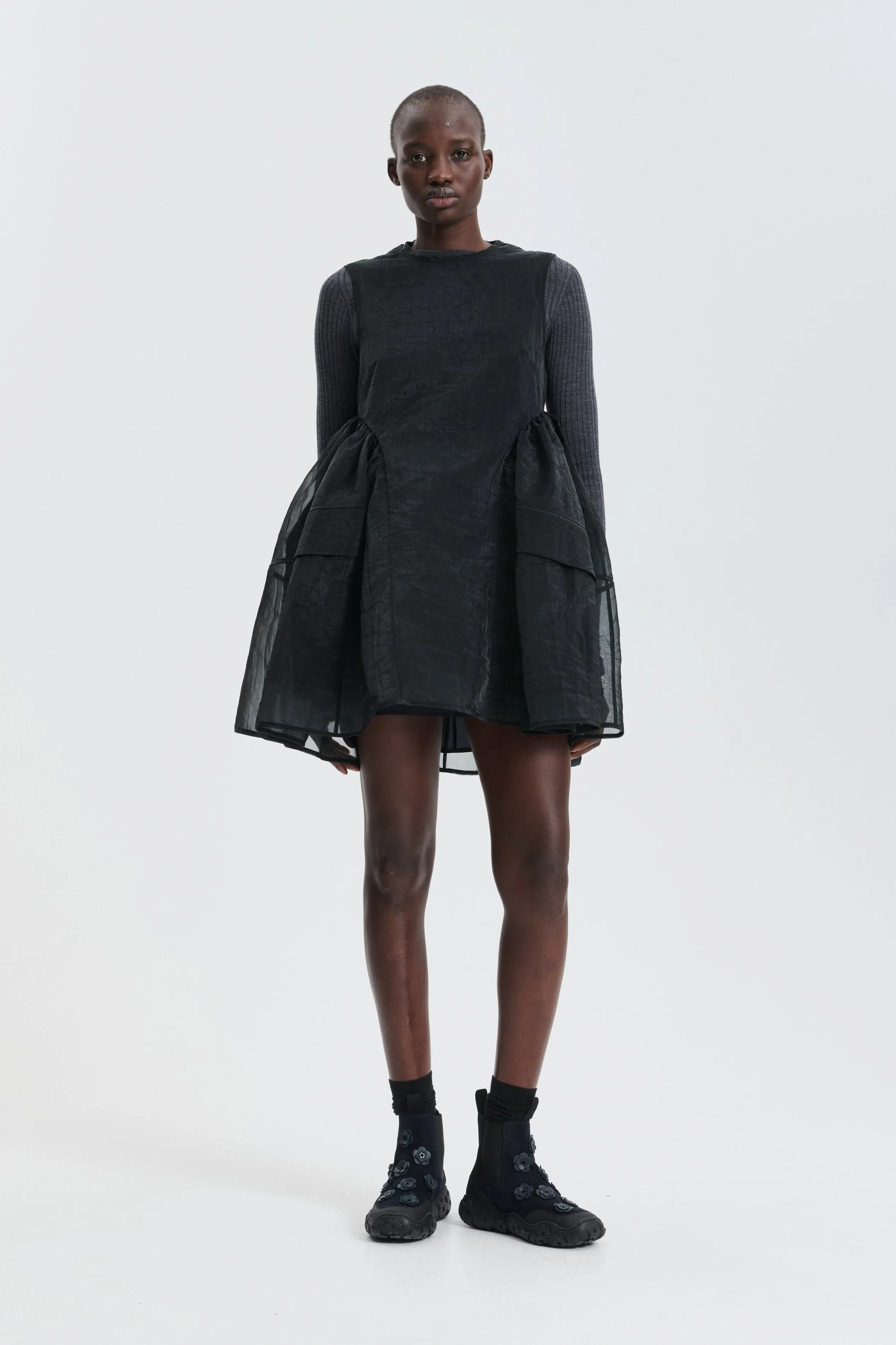 CBDIMMON | DRESS LIQUID MYRTIA BLACK sold by Cecilie Bahnsen product image thumbnail 5