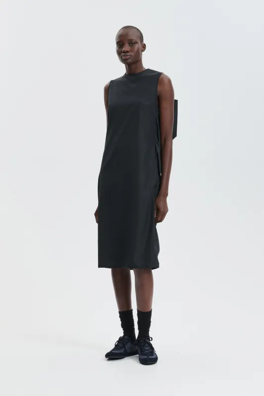 CBFEERO | DRESS RECYCLED FAILLE BLACK made by Cecilie Bahnsen