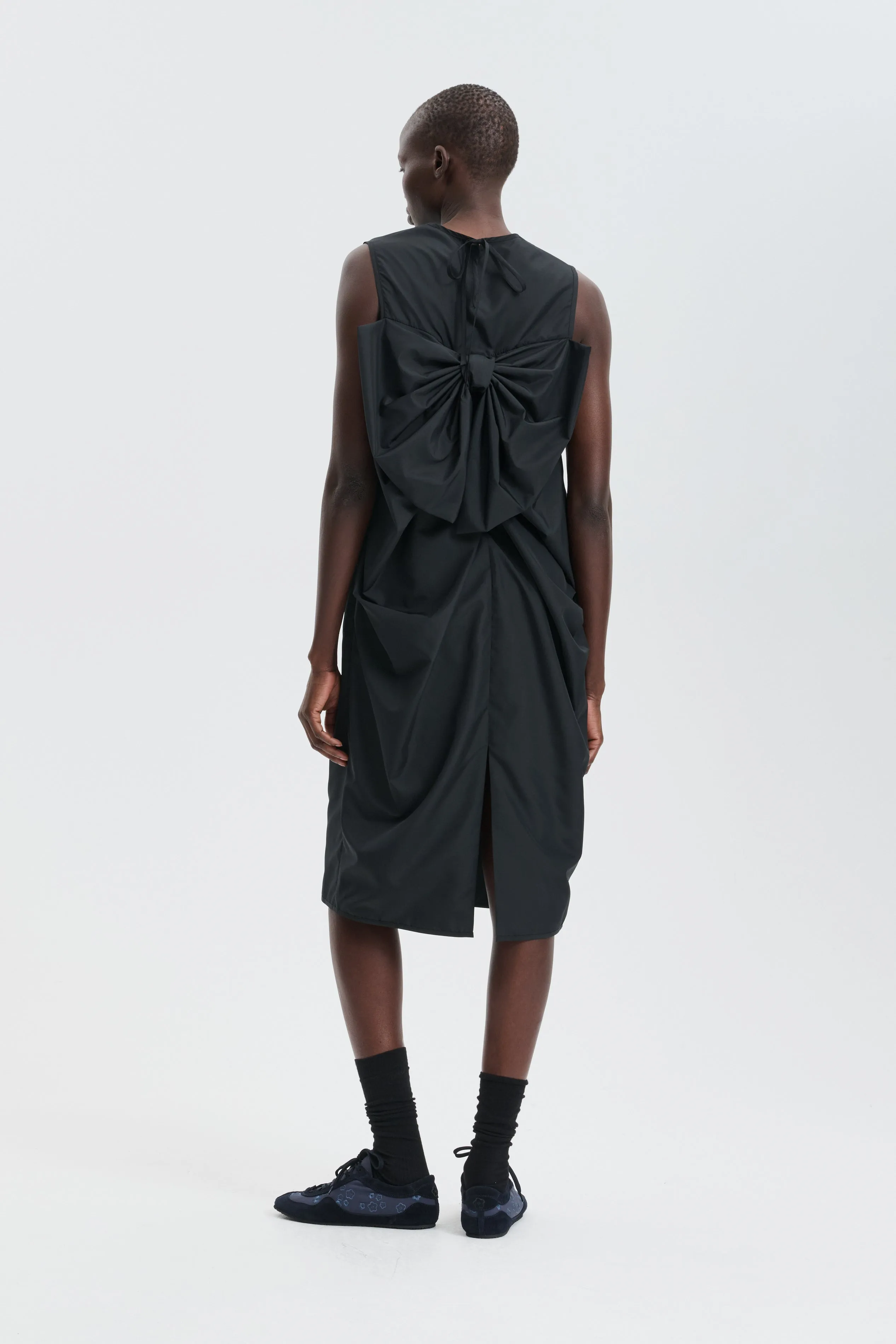 CBFEERO | DRESS RECYCLED FAILLE BLACK sold by Cecilie Bahnsen product image thumbnail 2