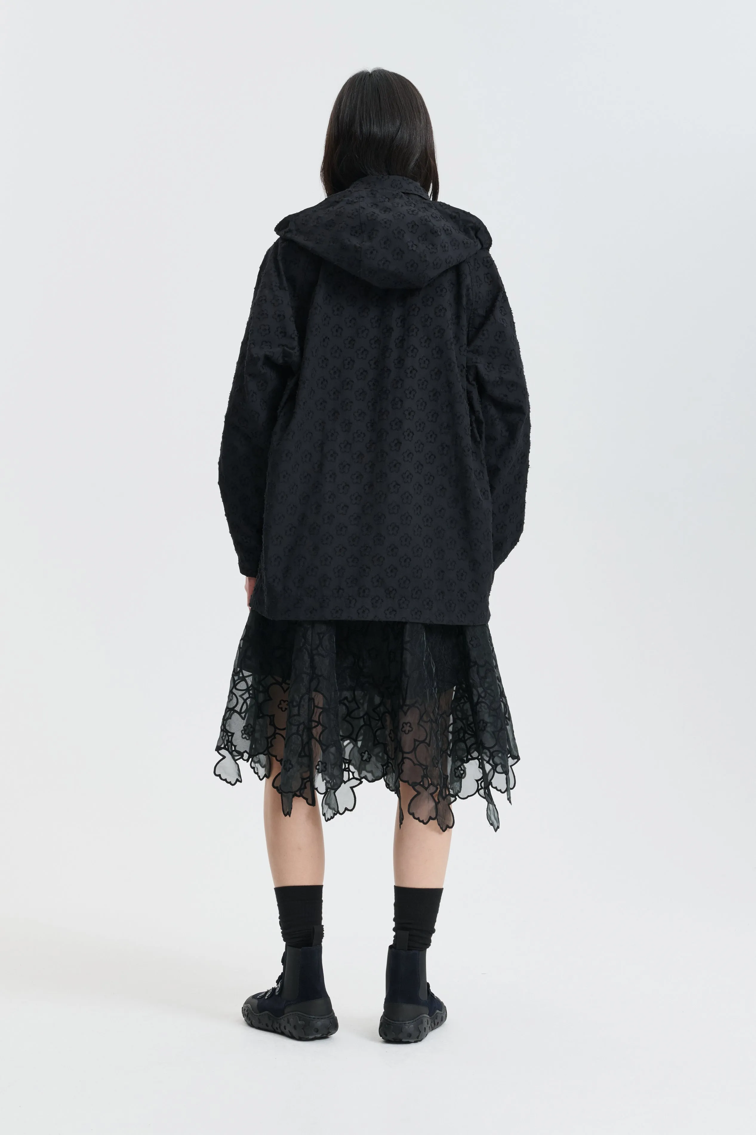 CBFINN | JACKET WINDFLOWER TECH BLACK sold by Cecilie Bahnsen product image thumbnail 2