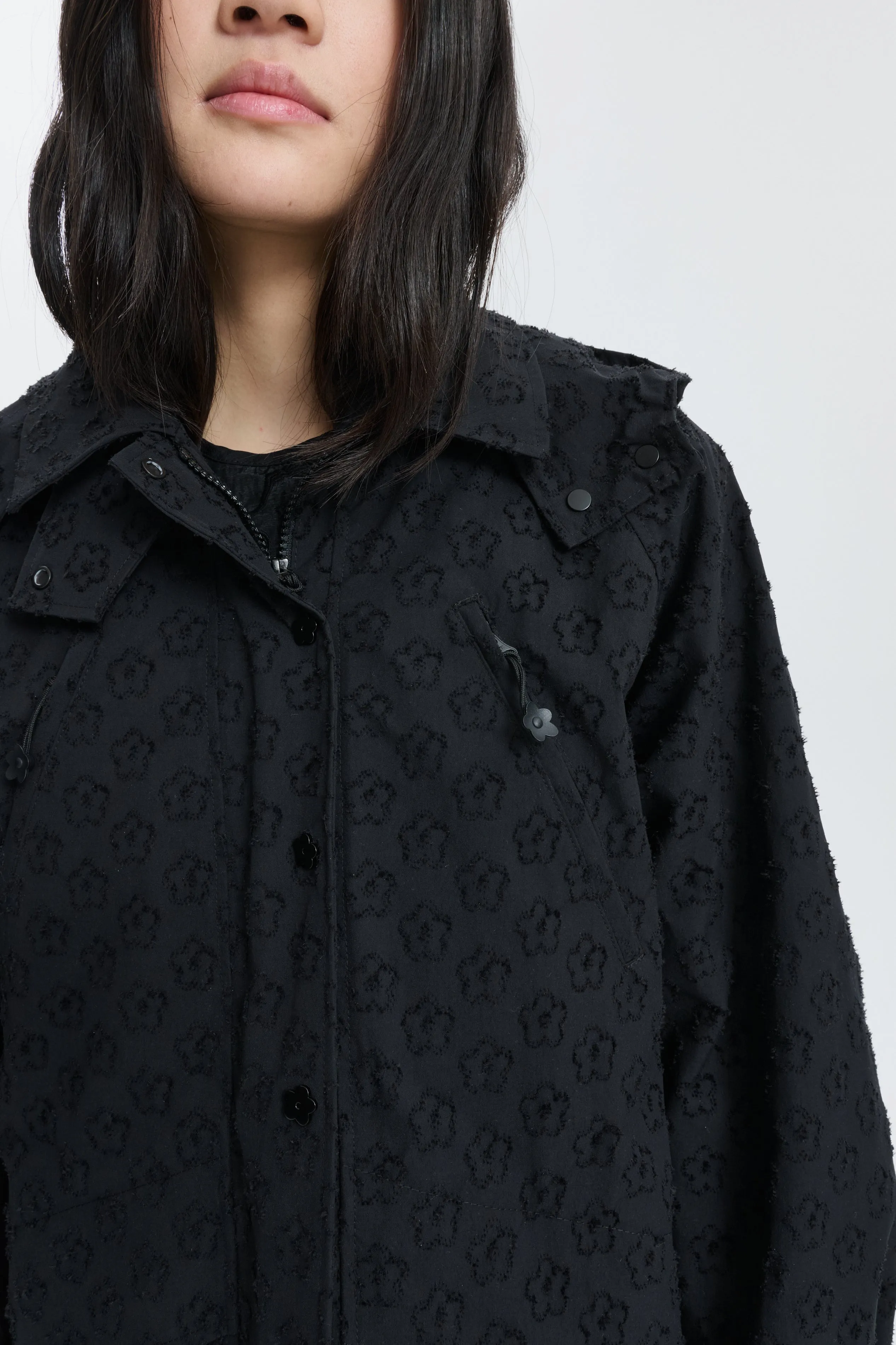 CBFINN | JACKET WINDFLOWER TECH BLACK sold by Cecilie Bahnsen product image thumbnail 3