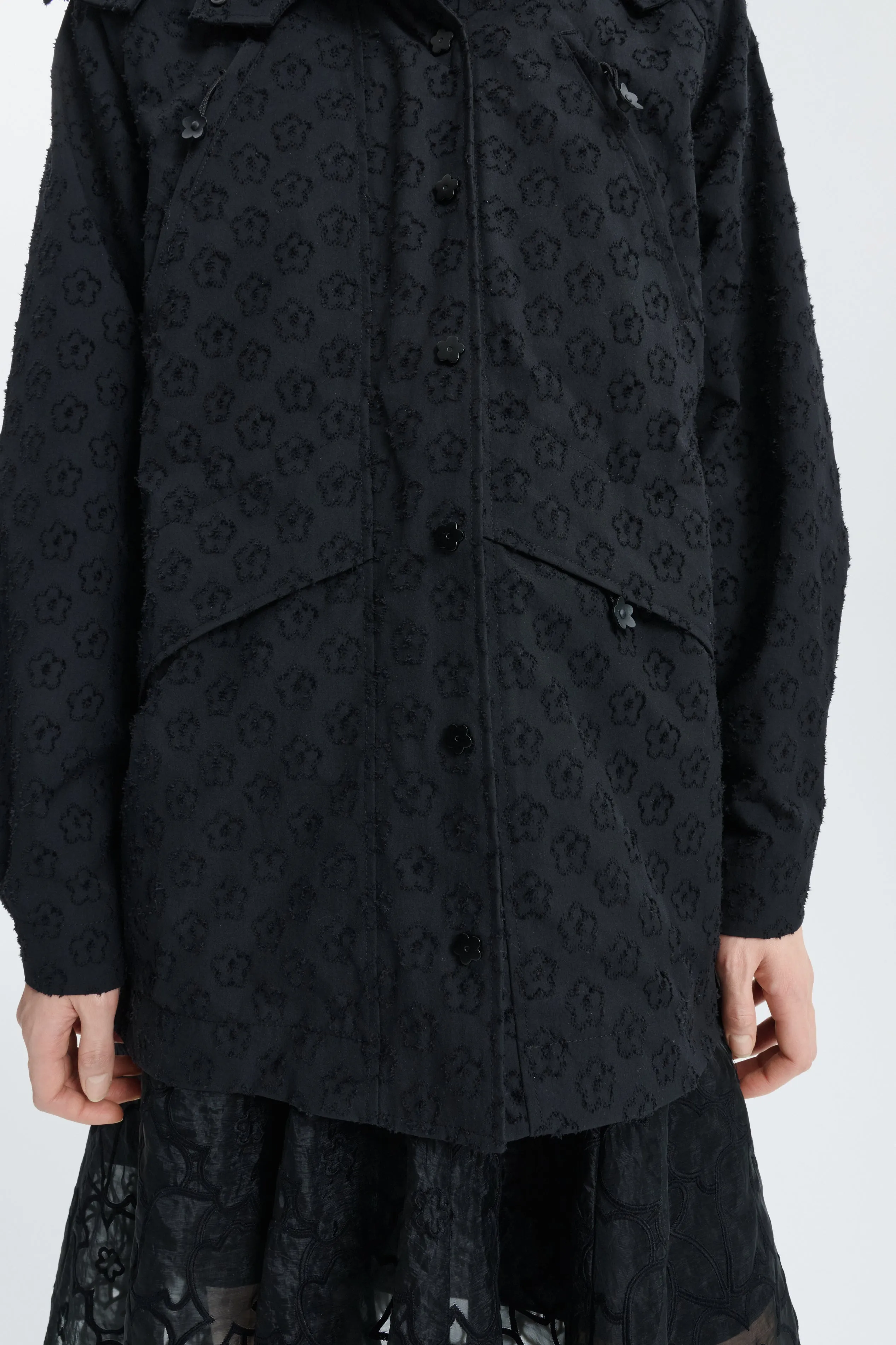 CBFINN | JACKET WINDFLOWER TECH BLACK sold by Cecilie Bahnsen product image thumbnail 4