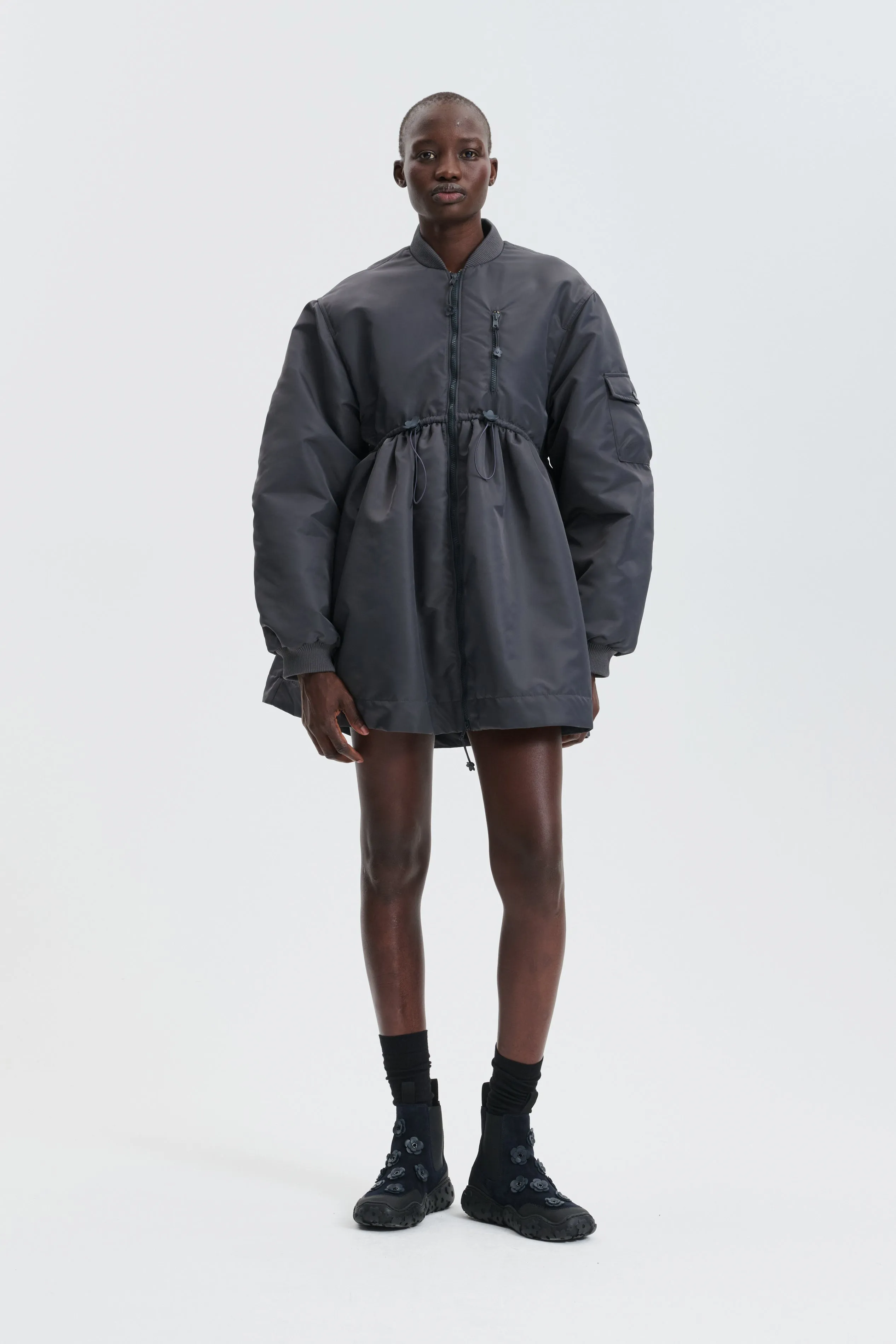 CBFRANCIS | JACKET TECHNICAL NYLON GREY sold by Cecilie Bahnsen product image thumbnail 2