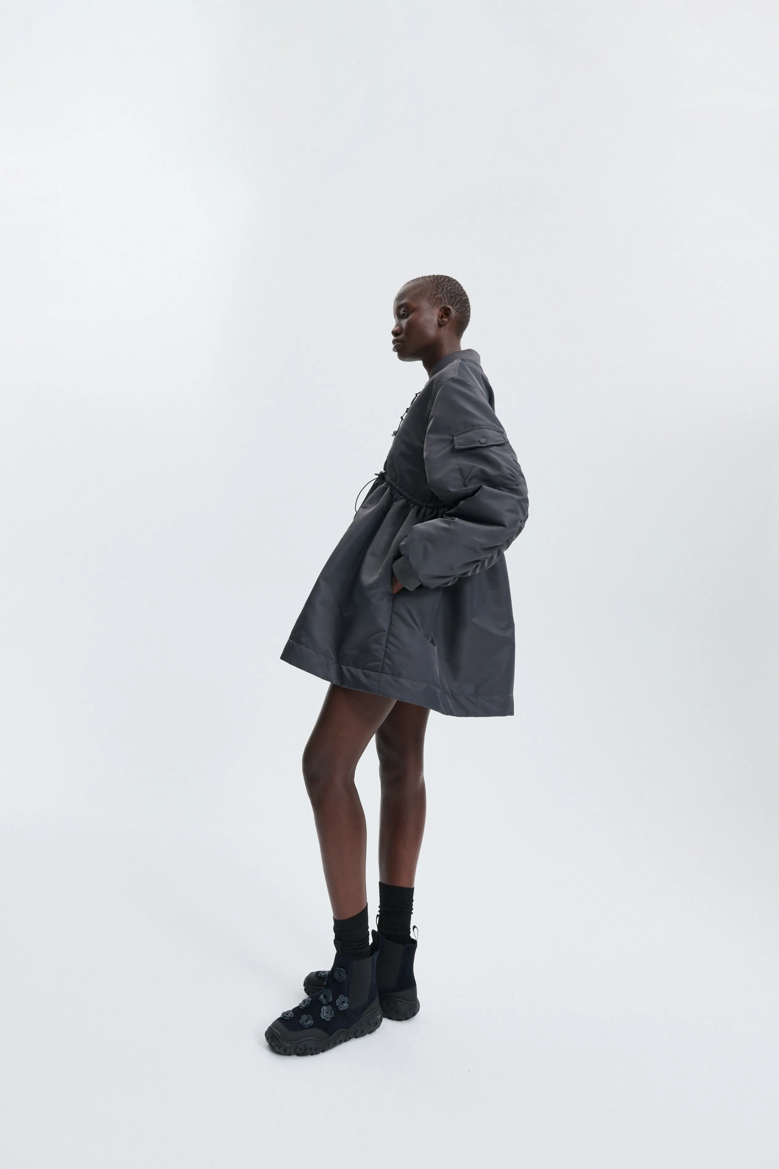 CBFRANCIS | JACKET TECHNICAL NYLON GREY sold by Cecilie Bahnsen product image thumbnail 4