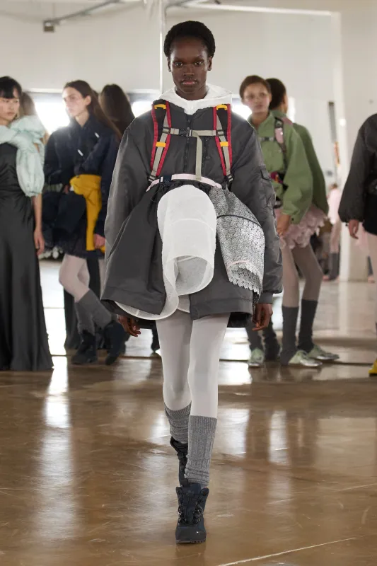 CBFRANCIS | JACKET TECHNICAL NYLON GREY made by Cecilie Bahnsen