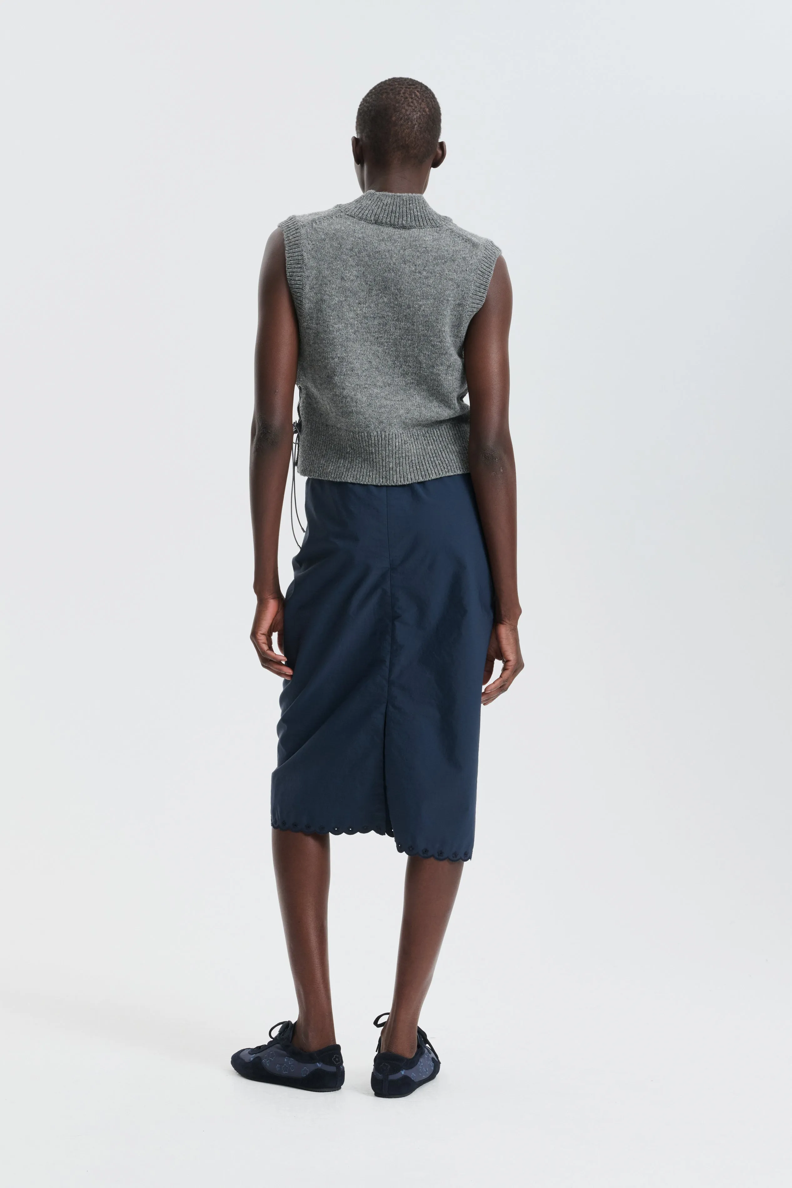 CBFLEETWOOD | VEST WINTER LAMBSWOOL GREY sold by Cecilie Bahnsen product image thumbnail 2