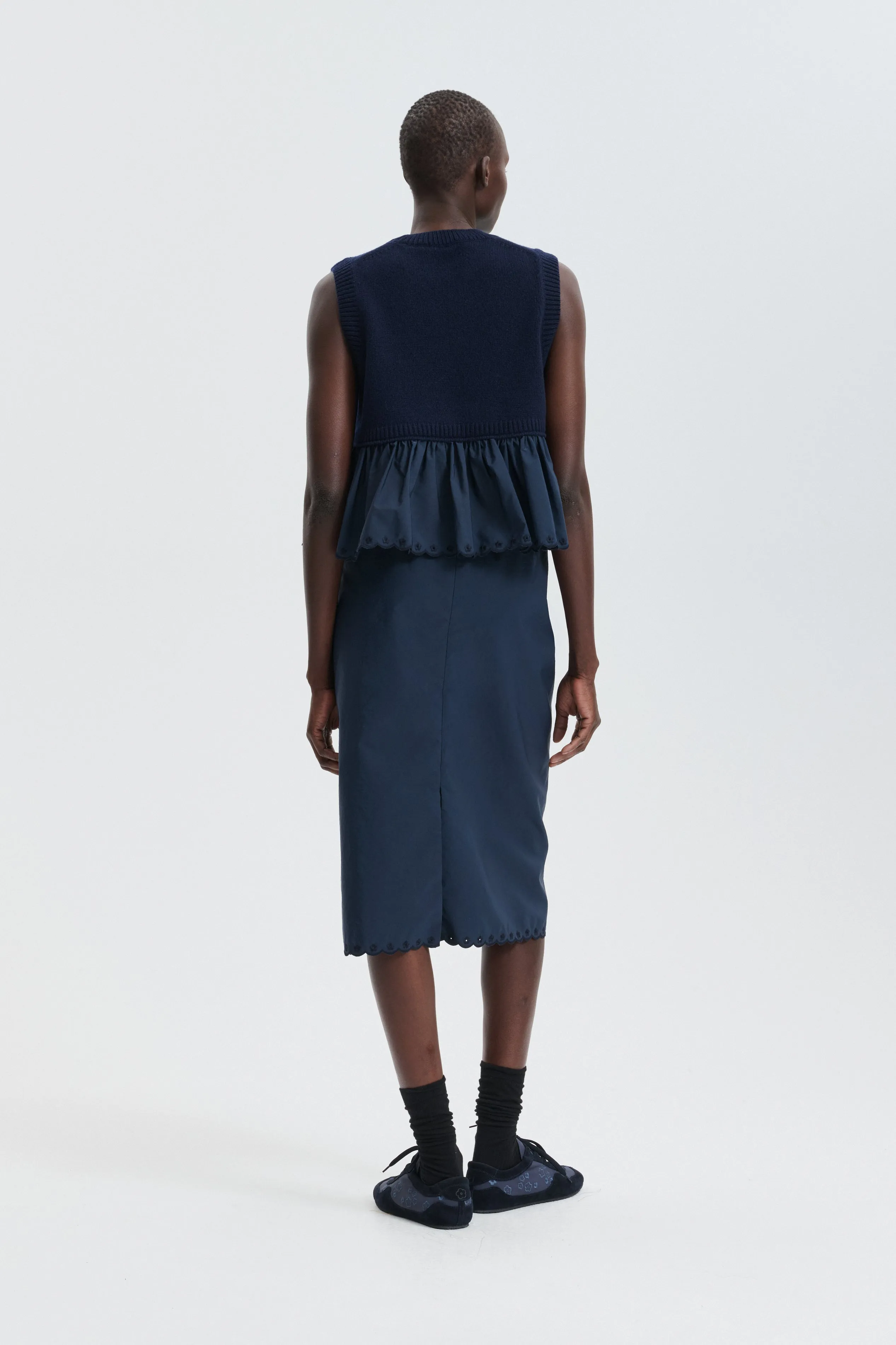 CBFIA | VEST CLASSIC CASHMERE NAVY sold by Cecilie Bahnsen product image thumbnail 2