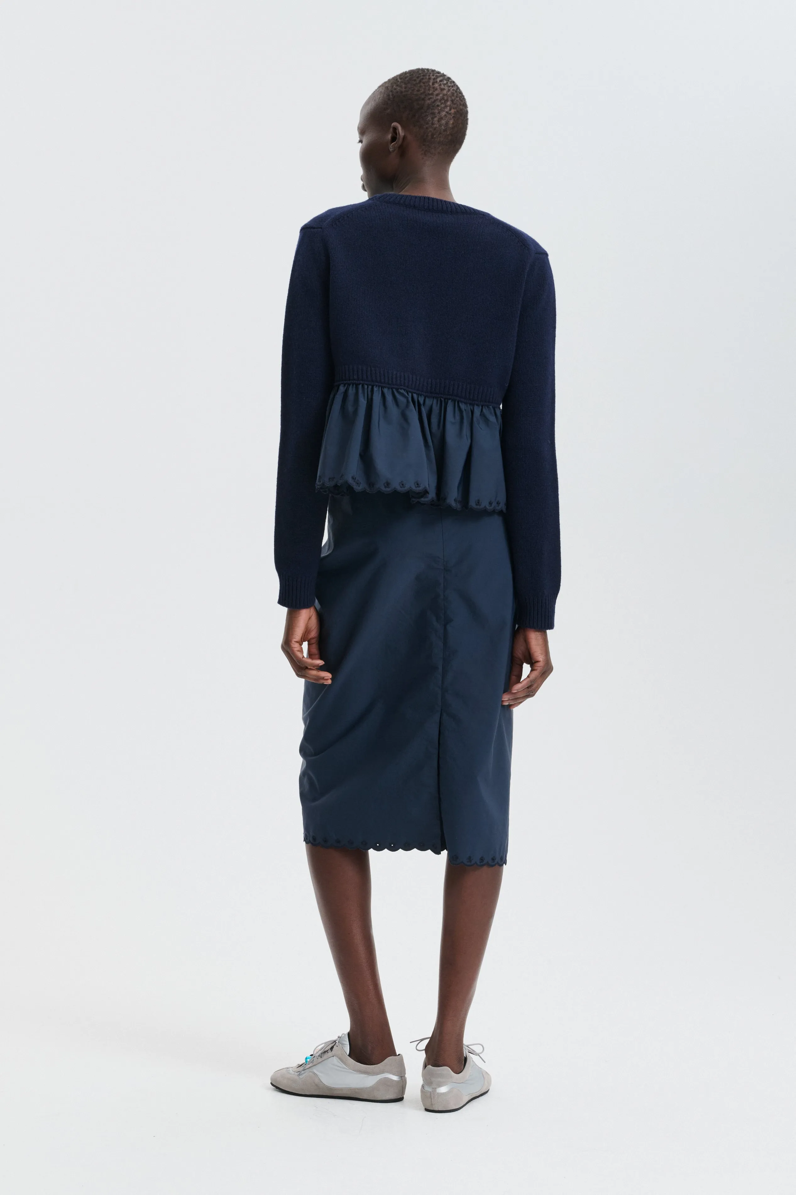 CBFUBO | CARDIGAN CLASSIC CASHMERE NAVY sold by Cecilie Bahnsen product image thumbnail 2