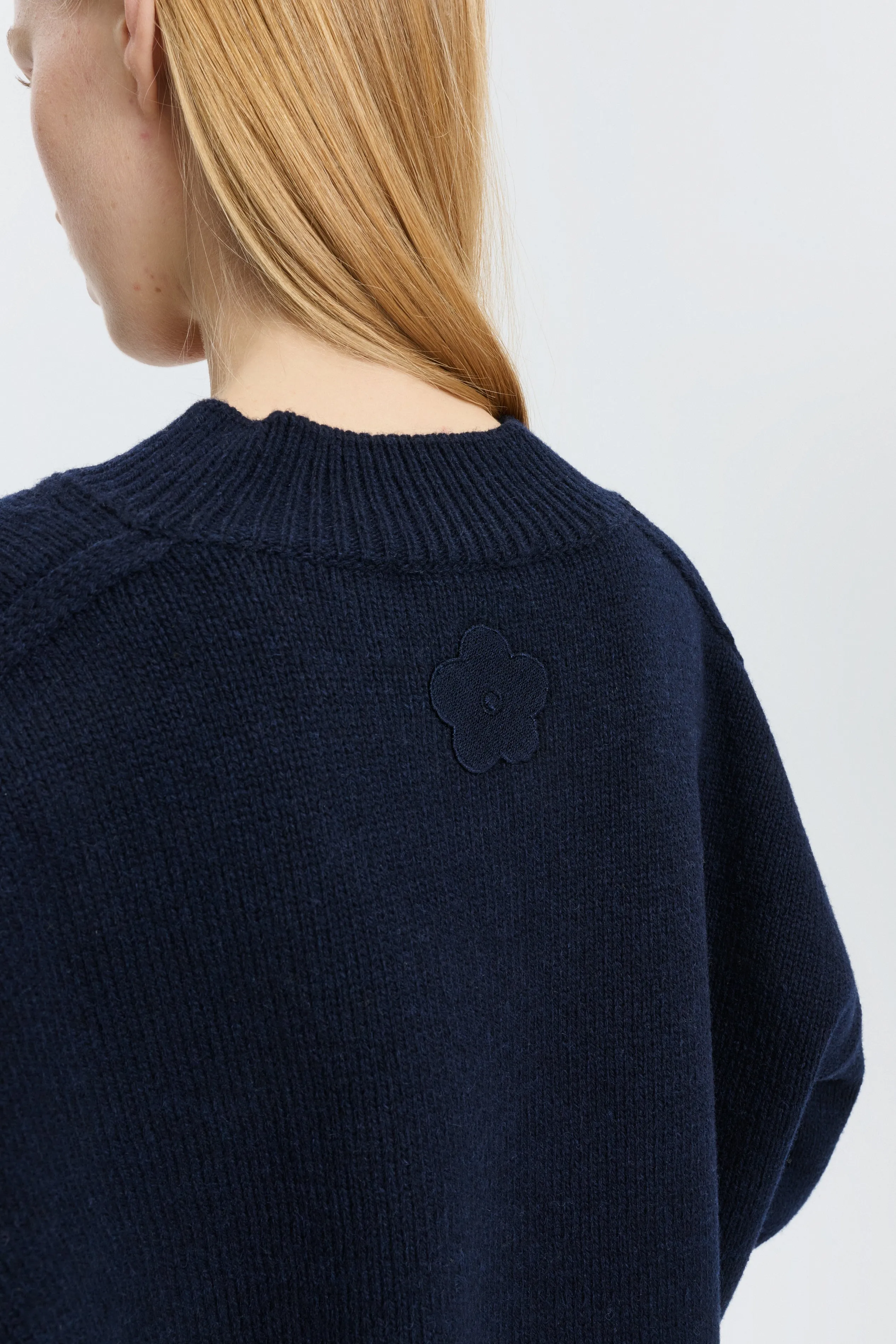 CBFENNE | JUMPER WINTER LAMBSWOOL NAVY sold by Cecilie Bahnsen product image thumbnail 4