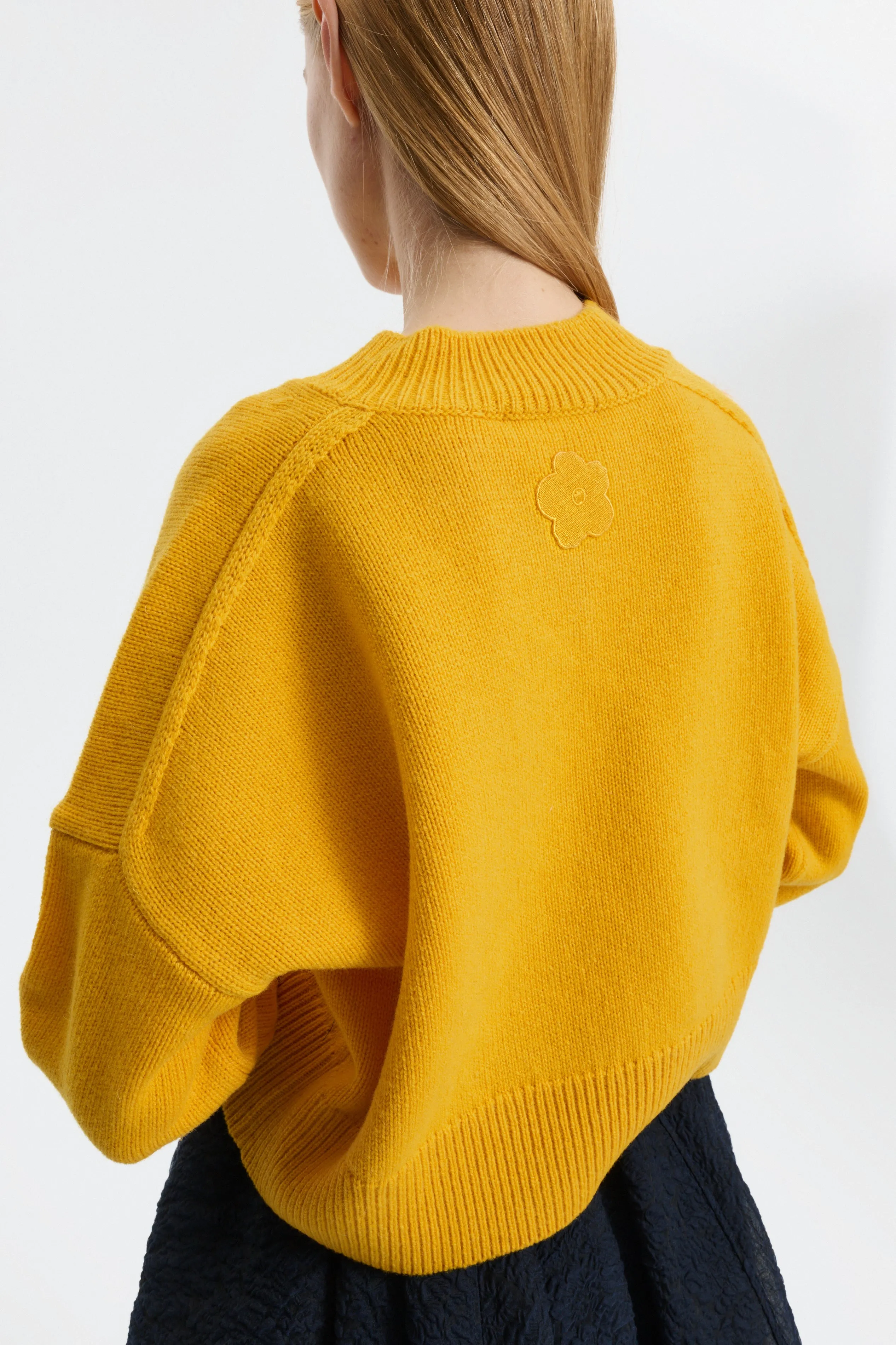 CBFENNE | JUMPER WINTER LAMBSWOOL WINTER YELLOW sold by Cecilie Bahnsen product image thumbnail 4