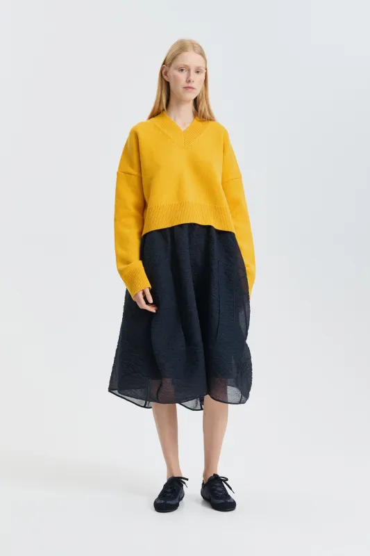 CBFENNE | JUMPER WINTER LAMBSWOOL WINTER YELLOW made by Cecilie Bahnsen