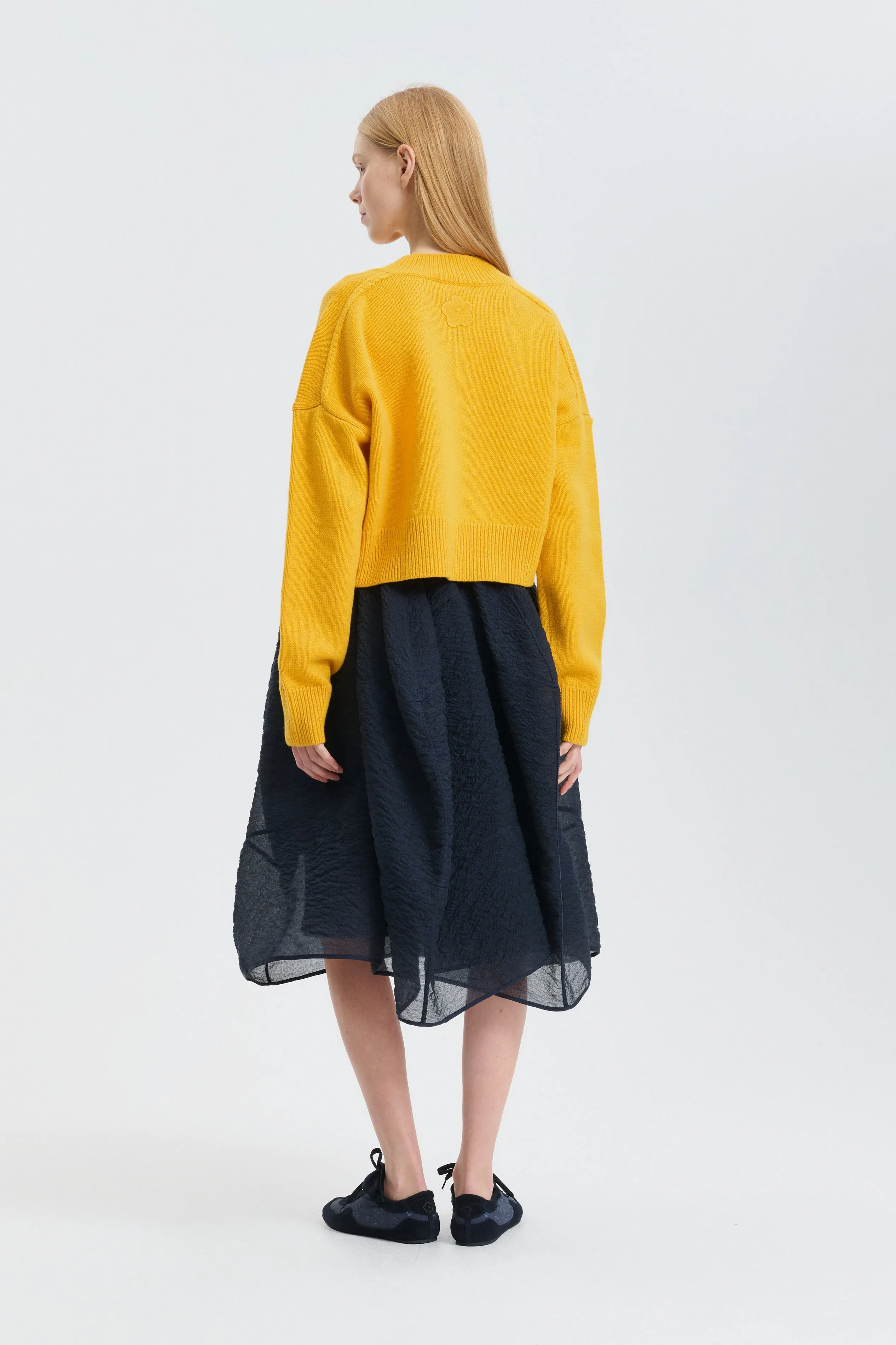 CBFENNE | JUMPER WINTER LAMBSWOOL WINTER YELLOW sold by Cecilie Bahnsen product image thumbnail 2