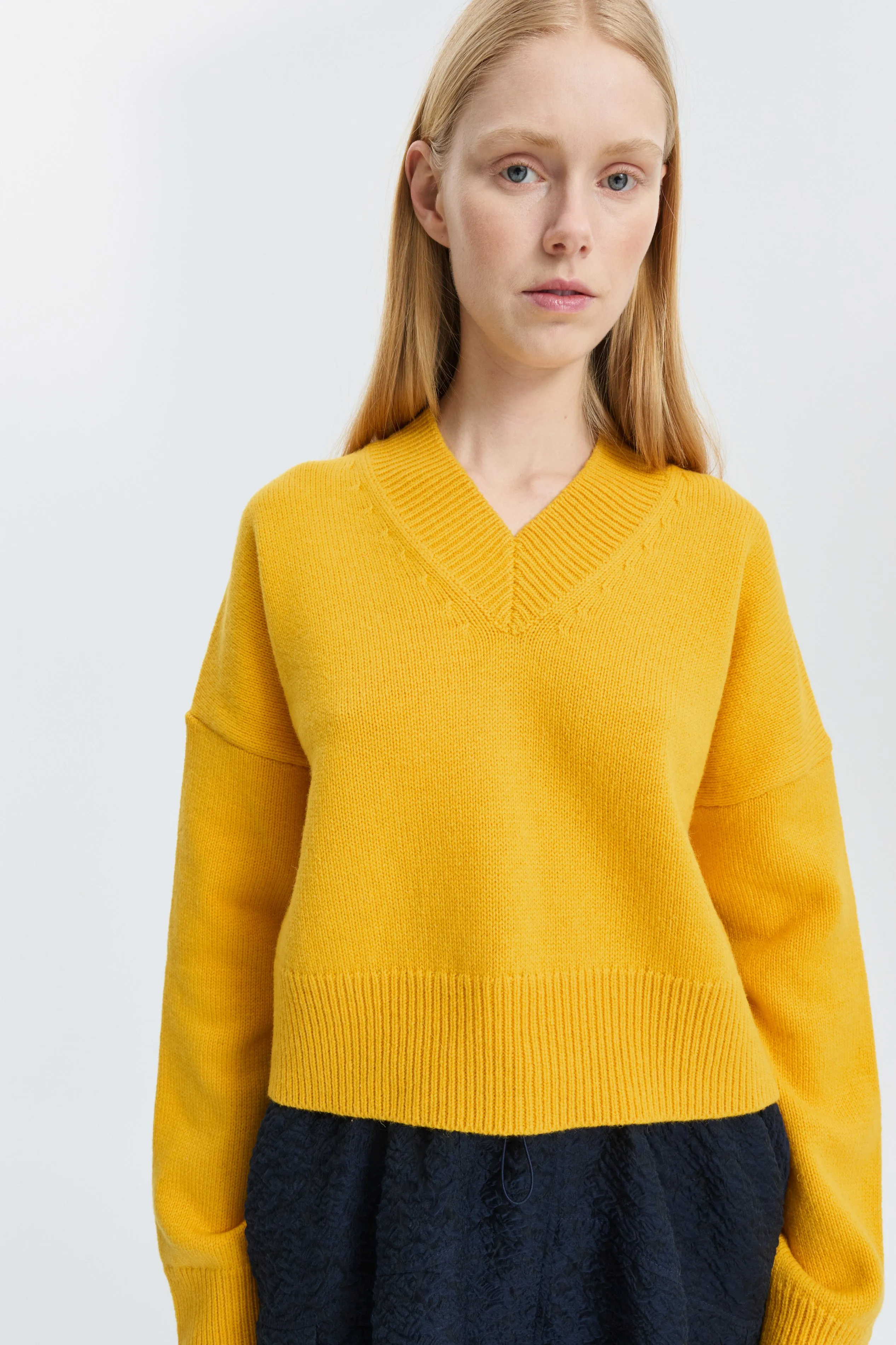 CBFENNE | JUMPER WINTER LAMBSWOOL WINTER YELLOW sold by Cecilie Bahnsen product image thumbnail 3