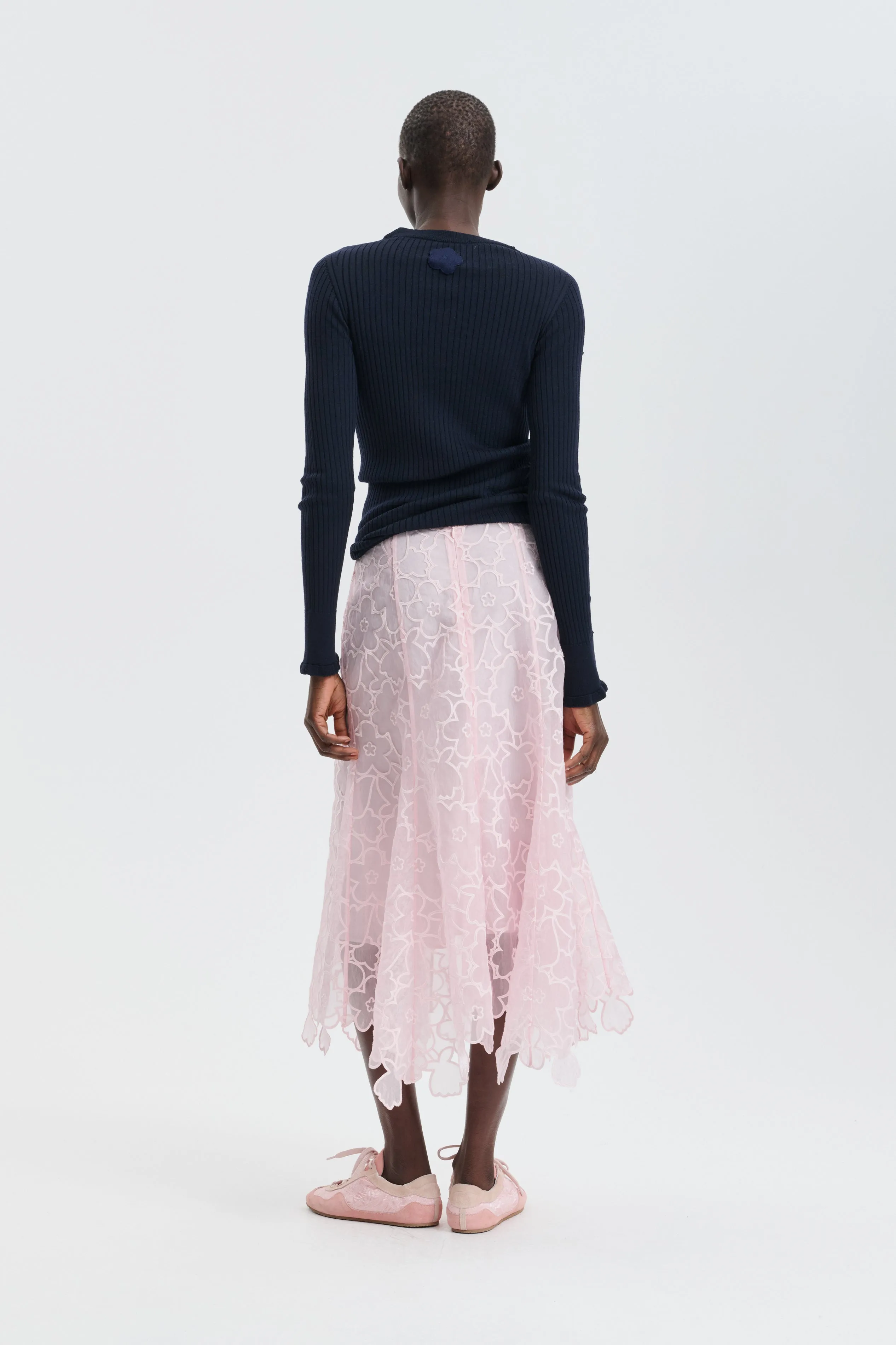 CBFLORINE | TOP FINE MERINO NAVY sold by Cecilie Bahnsen product image thumbnail 2