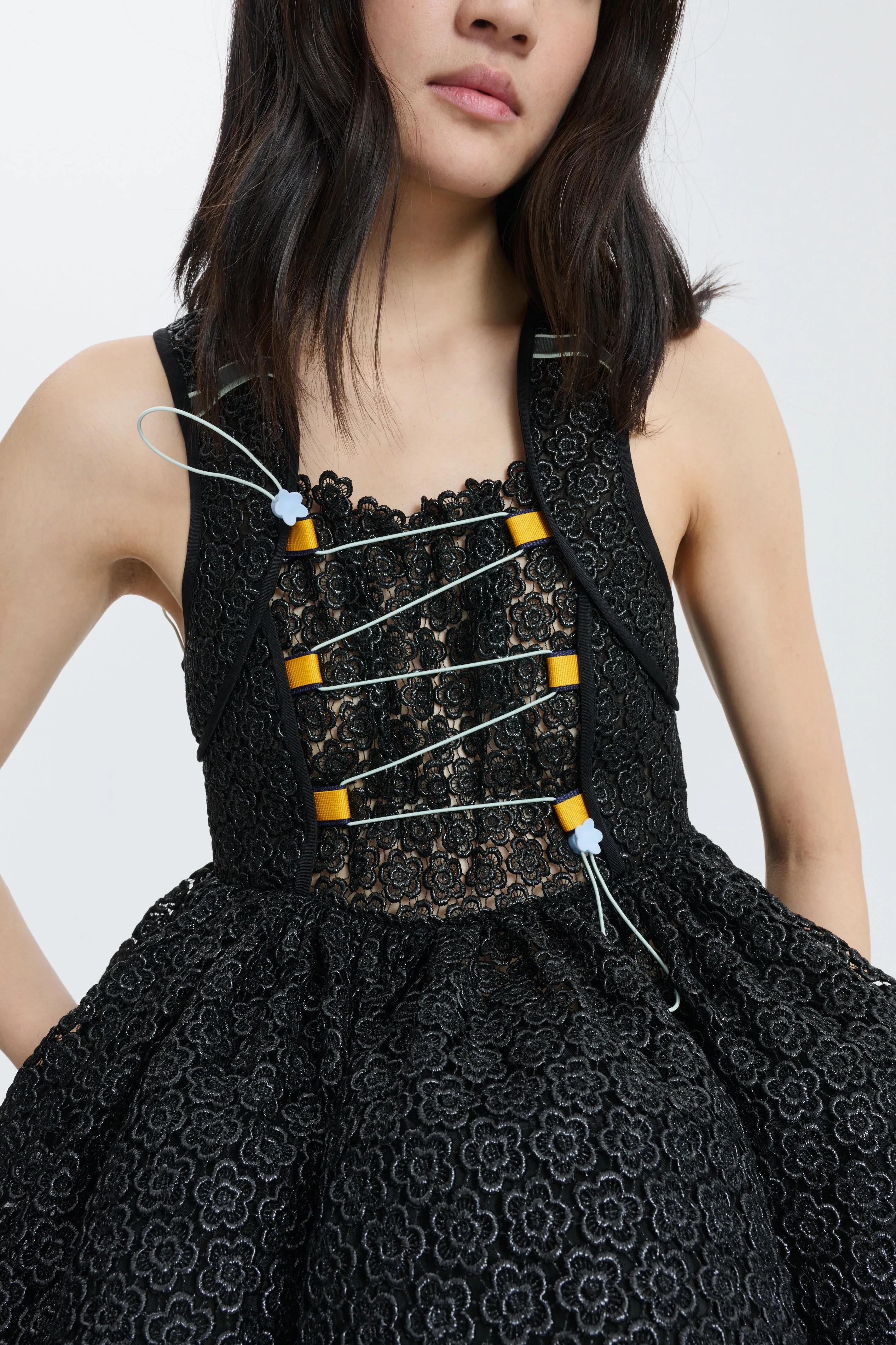 CBFINOT | DRESS MEADOW GUIPURE BLACK sold by Cecilie Bahnsen product image thumbnail 5