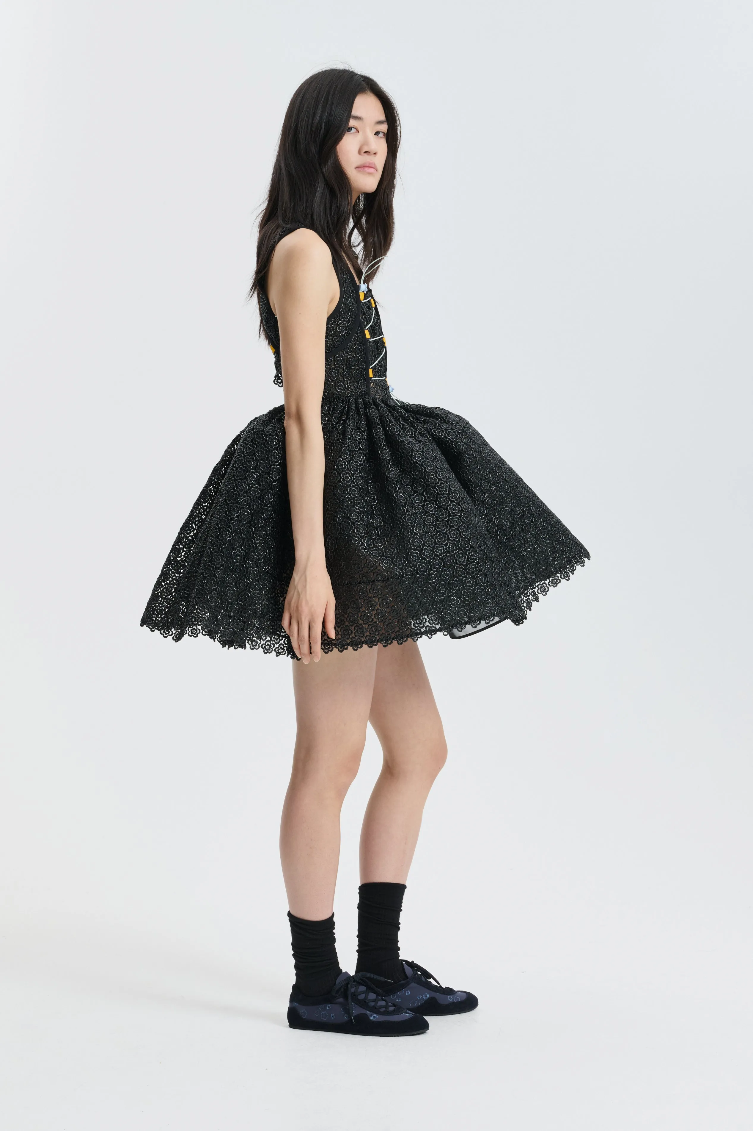 CBFINOT | DRESS MEADOW GUIPURE BLACK sold by Cecilie Bahnsen product image thumbnail 3