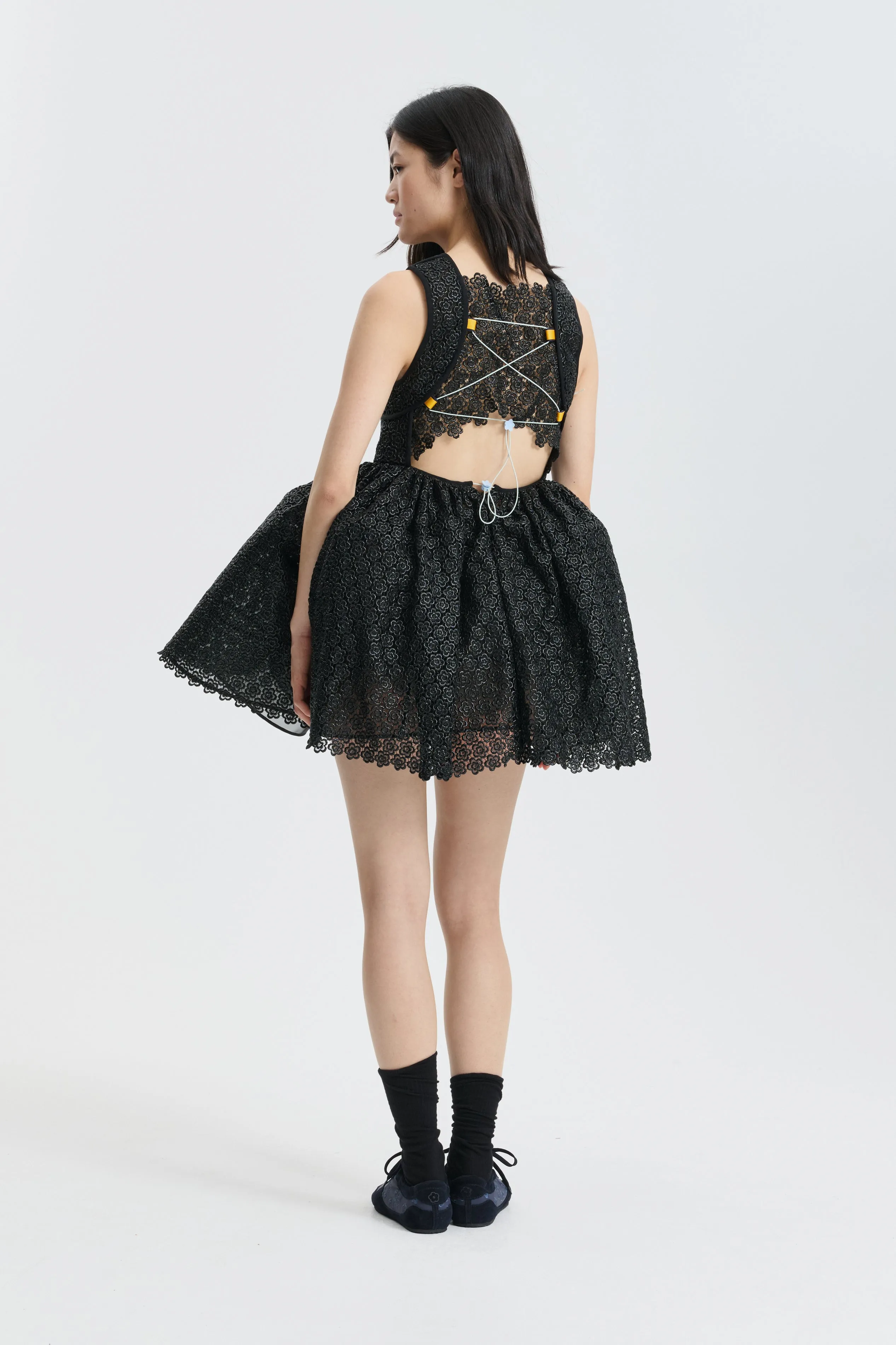 CBFINOT | DRESS MEADOW GUIPURE BLACK sold by Cecilie Bahnsen product image thumbnail 4