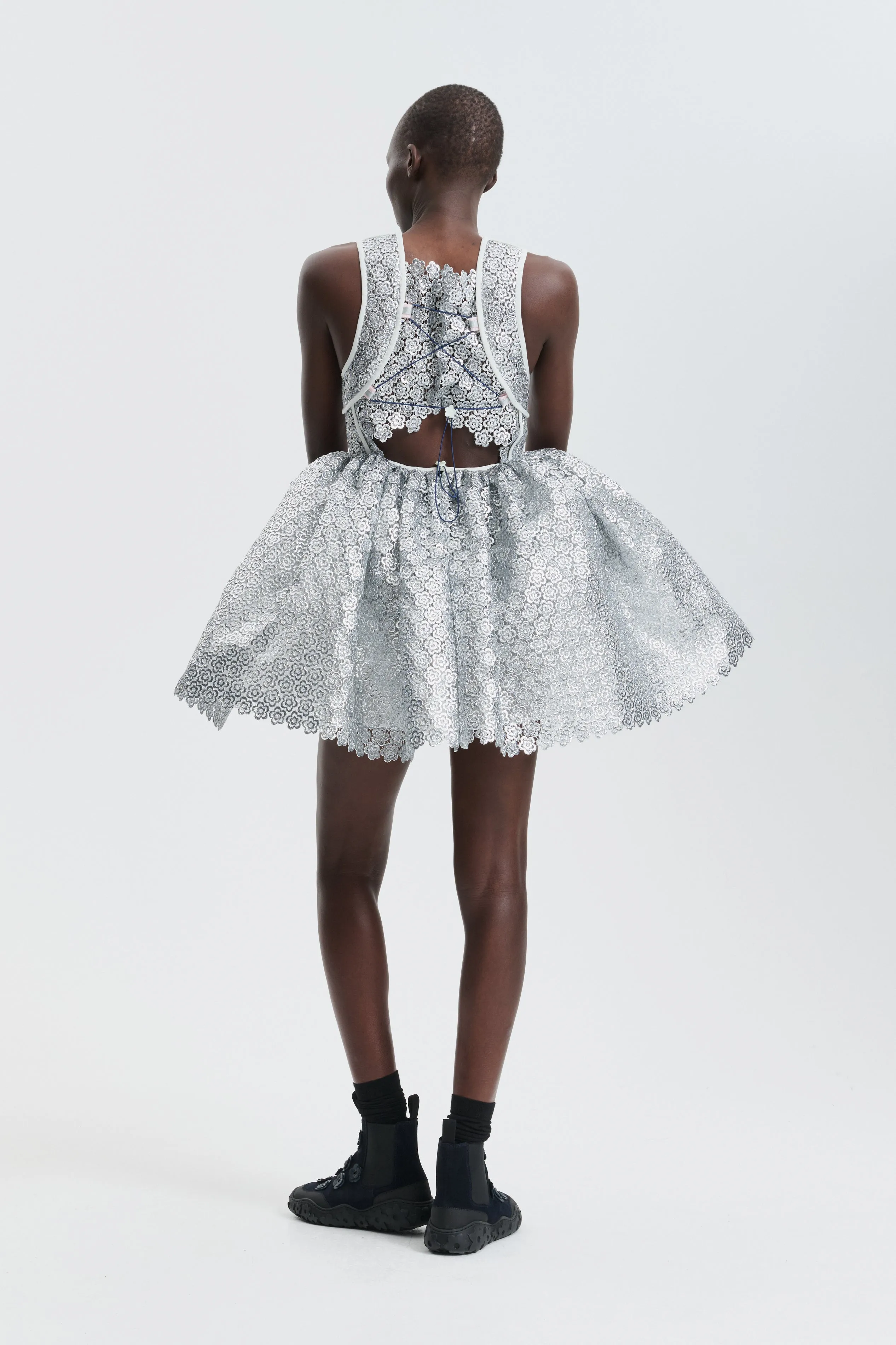 CBFINOT | DRESS MEADOW GUIPURE SILVER sold by Cecilie Bahnsen product image thumbnail 4