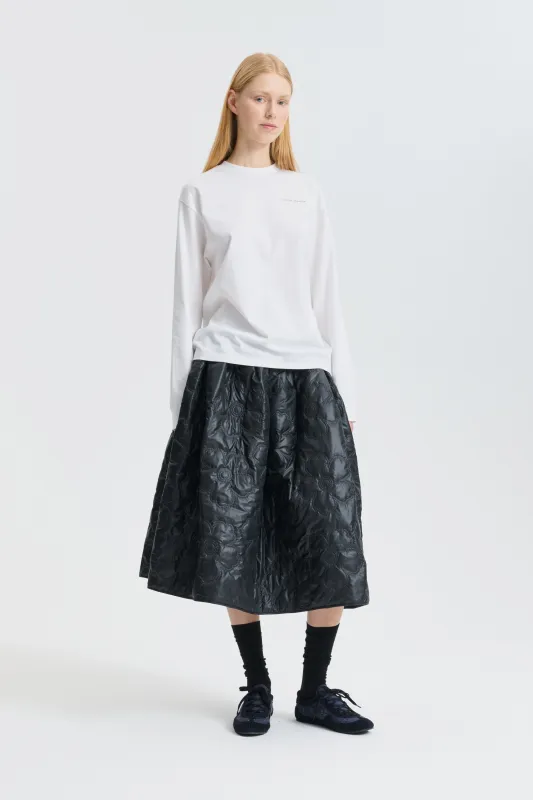 CBLILY | T-SHIRT JERSEY WHITE / SILVER made by Cecilie Bahnsen