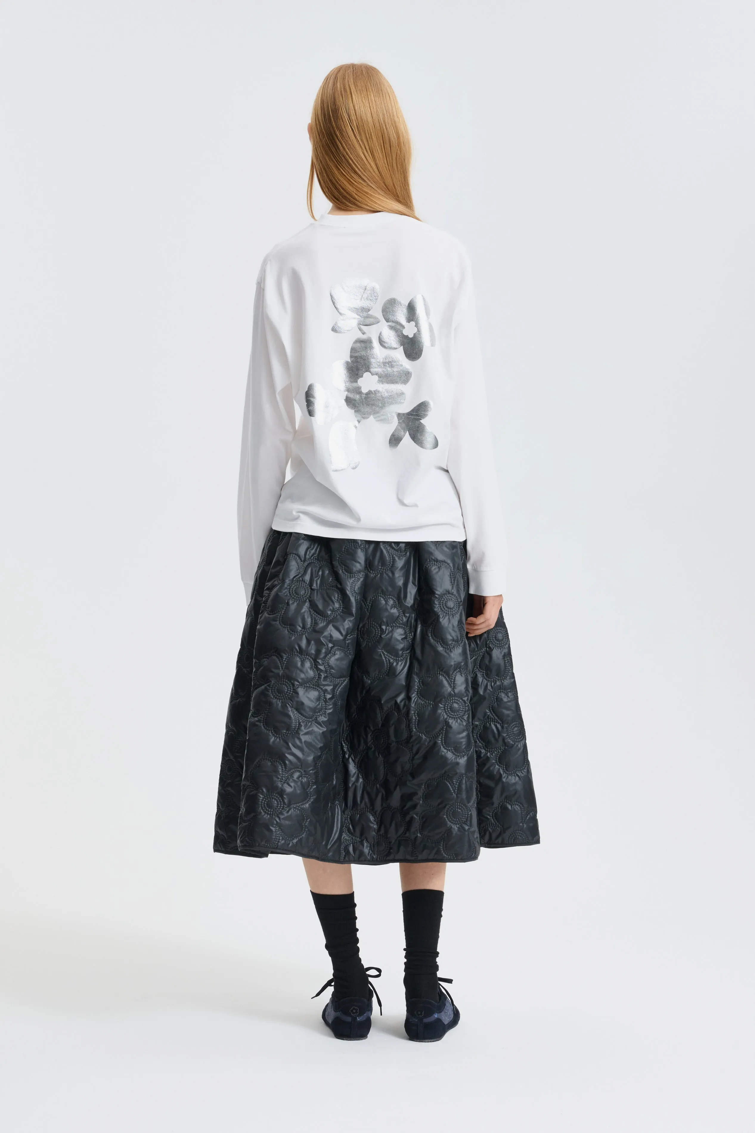 CBLILY | T-SHIRT JERSEY WHITE / SILVER sold by Cecilie Bahnsen product image thumbnail 2