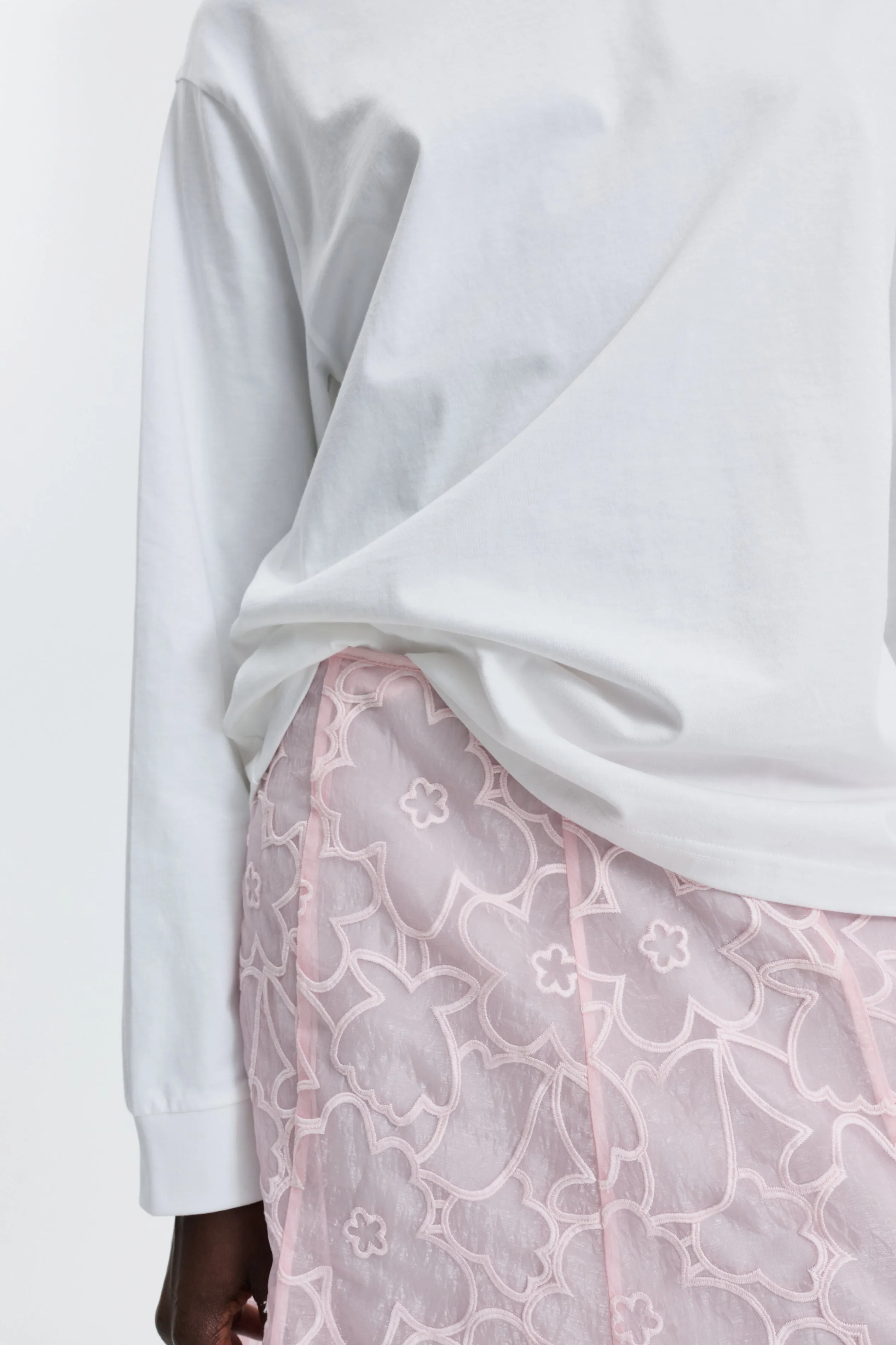 CBFLAVIE | SKIRT CORANITA EMBROIDERY BLUSH PINK sold by Cecilie Bahnsen product image thumbnail 5