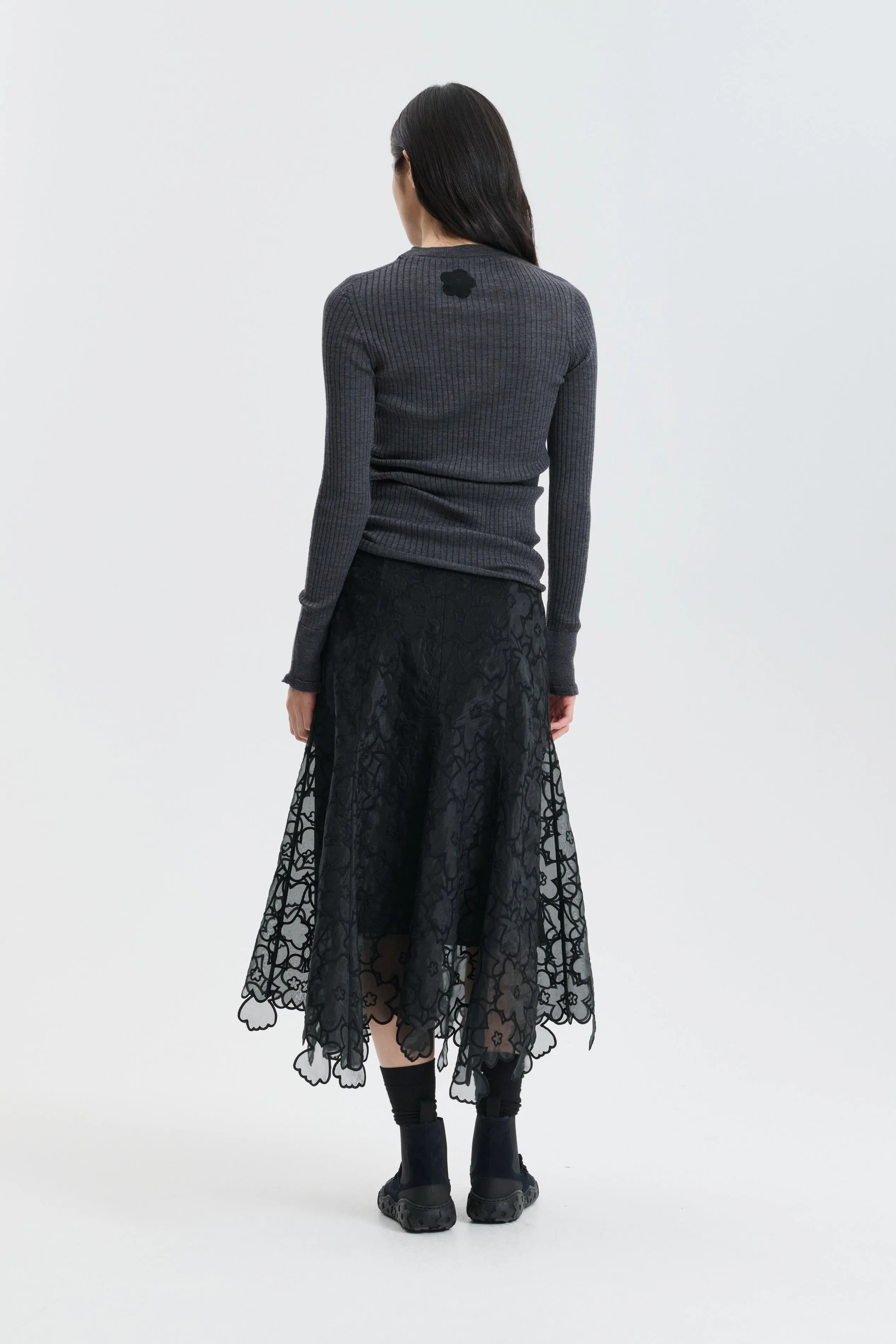CBFLAVIE | SKIRT CORANITA EMBROIDERY BLACK sold by Cecilie Bahnsen product image thumbnail 3
