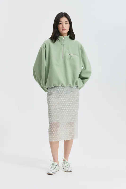 CBBRIA | SKIRT MEADOW EMBROIDERY MINT made by Cecilie Bahnsen
