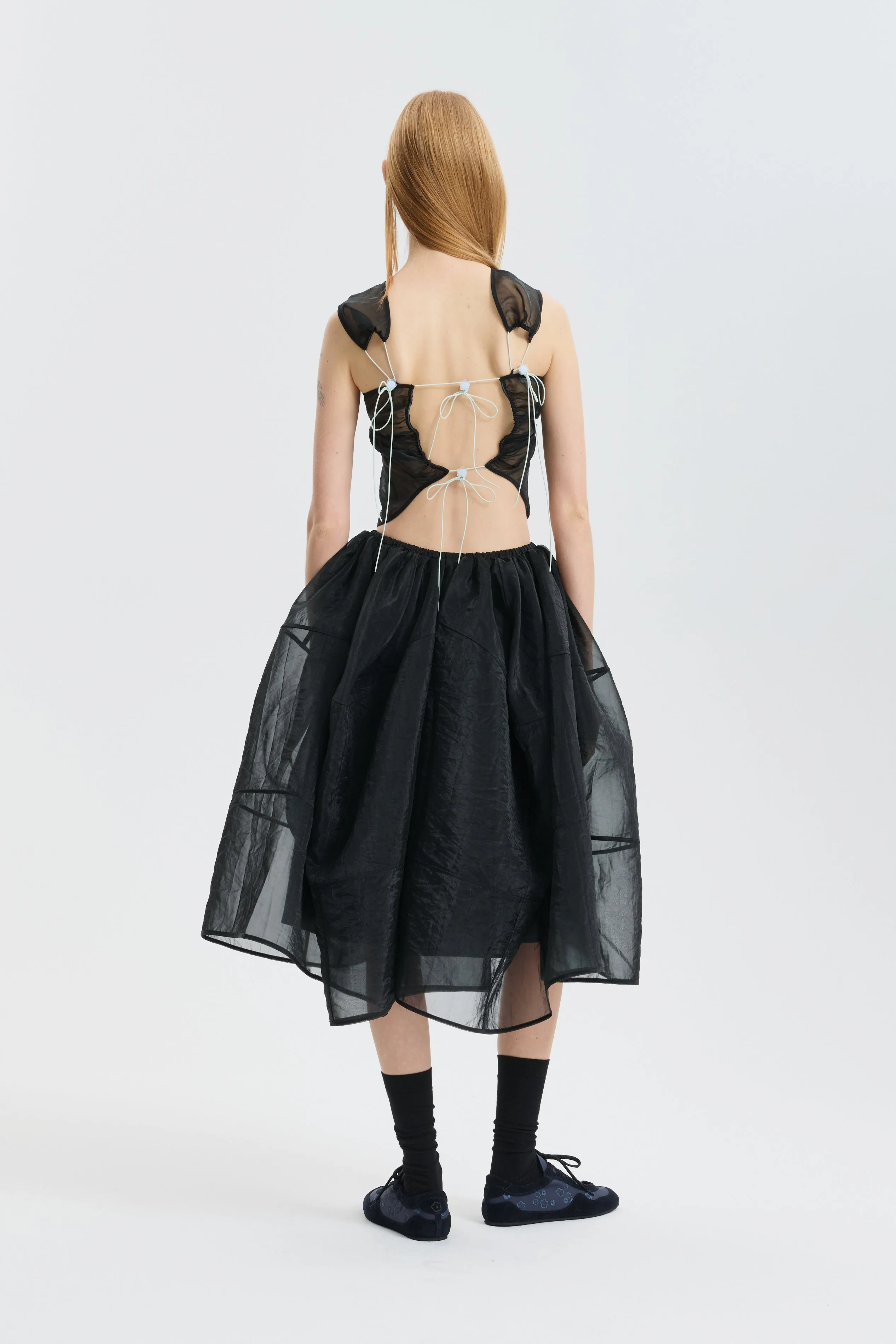 CBFOSIA | SKIRT LIQUID MYRTIA BLACK sold by Cecilie Bahnsen product image thumbnail 2