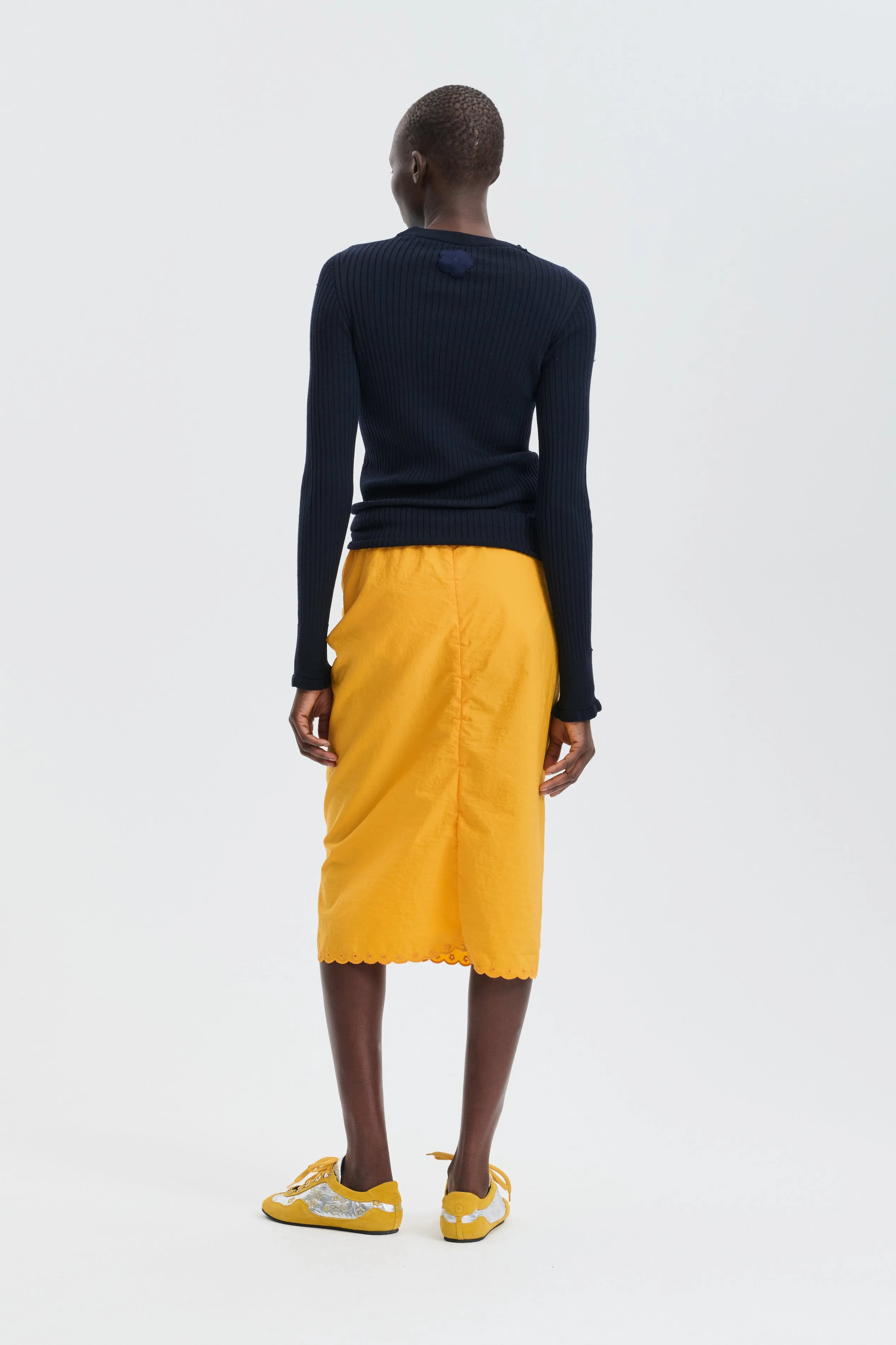 CBBRIA | SKIRT EMBROIDERED TAFFETA WINTER YELLOW sold by Cecilie Bahnsen product image thumbnail 2