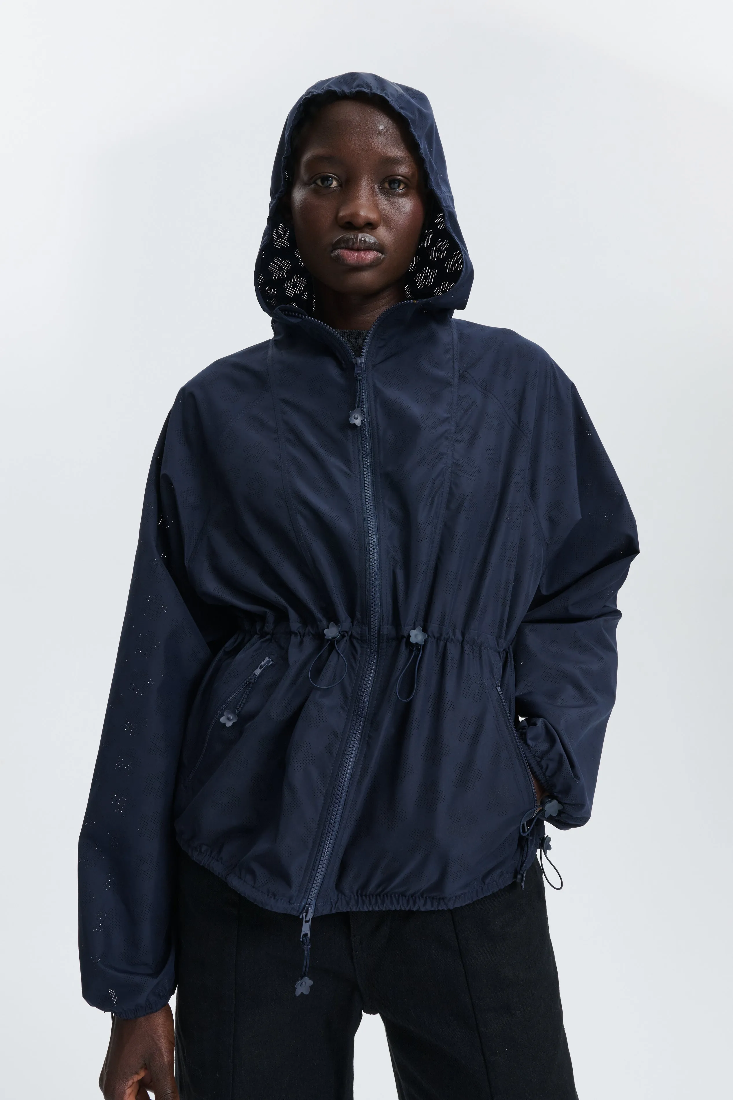 CBFREJON | JACKET PERFORATE WINDFLOWER NAVY sold by Cecilie Bahnsen product image thumbnail 5