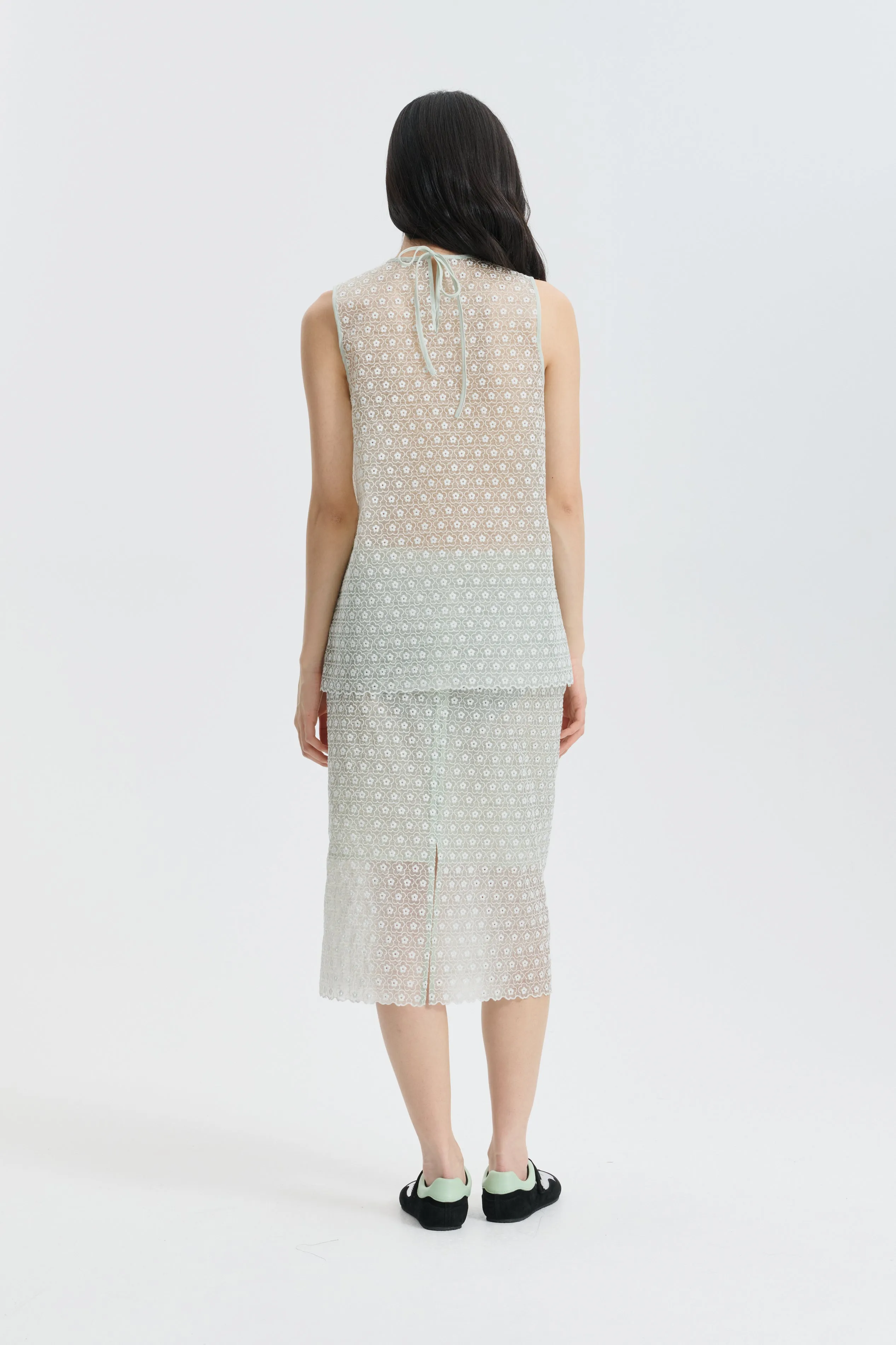 CBCERISE | TOP MEADOW EMBROIDERY MINT sold by Cecilie Bahnsen product image thumbnail 2