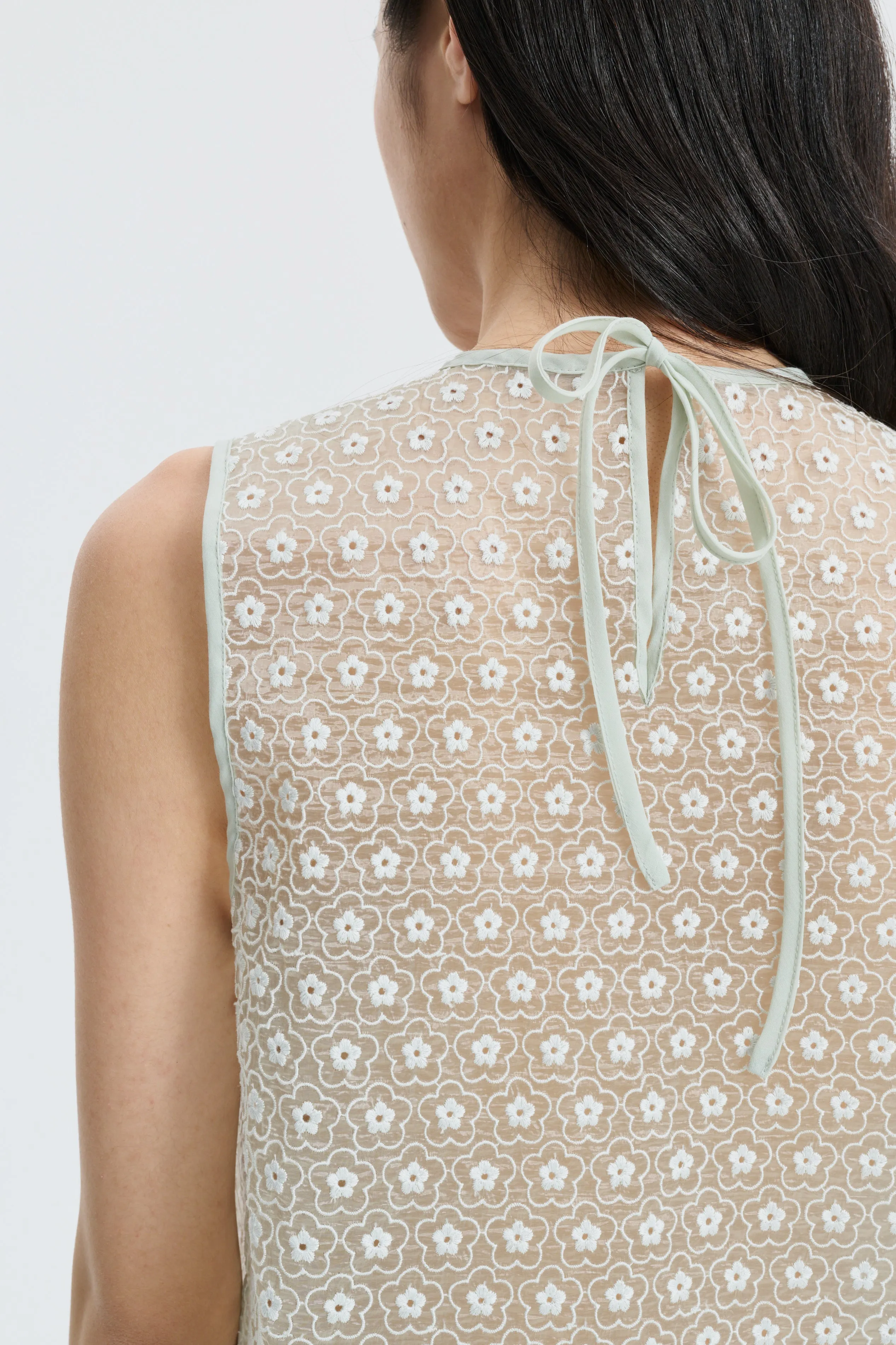 CBCERISE | TOP MEADOW EMBROIDERY MINT sold by Cecilie Bahnsen product image thumbnail 3