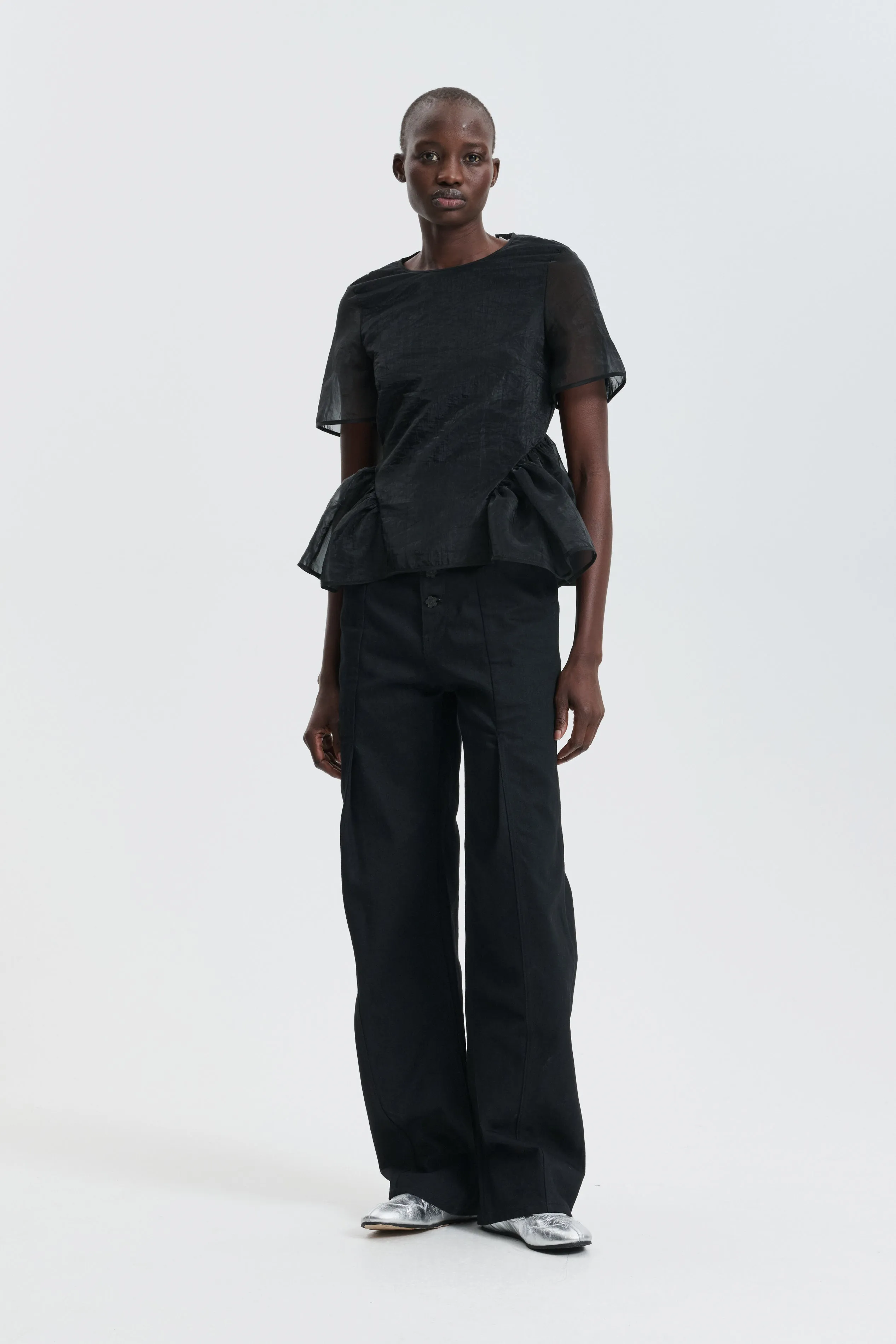 CBFIMEN | TOP LIQUID MYRTIA BLACK sold by Cecilie Bahnsen