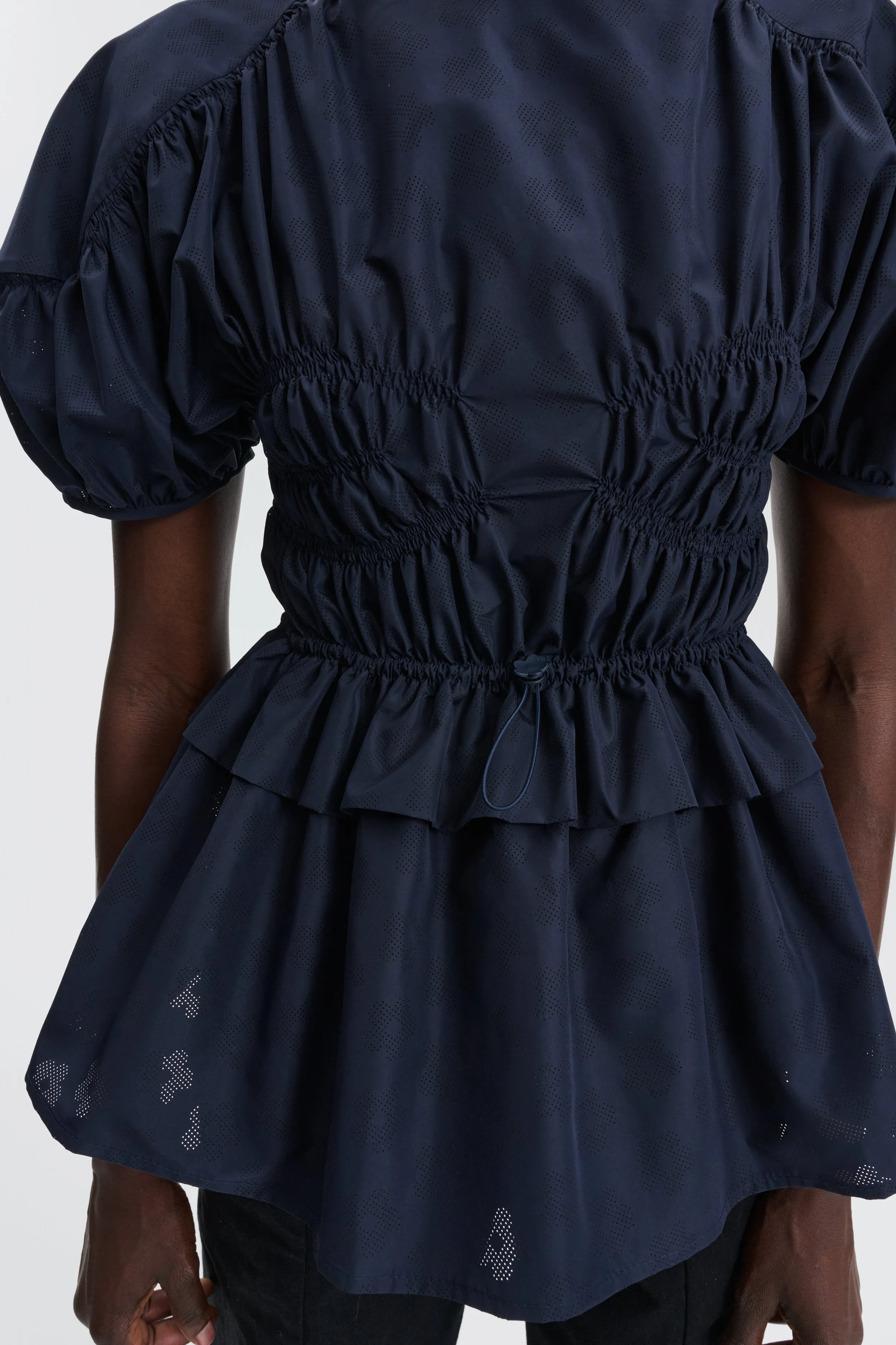 CBBROOKLYN | TOP PERFORATE WINDFLOWER NAVY sold by Cecilie Bahnsen product image thumbnail 4