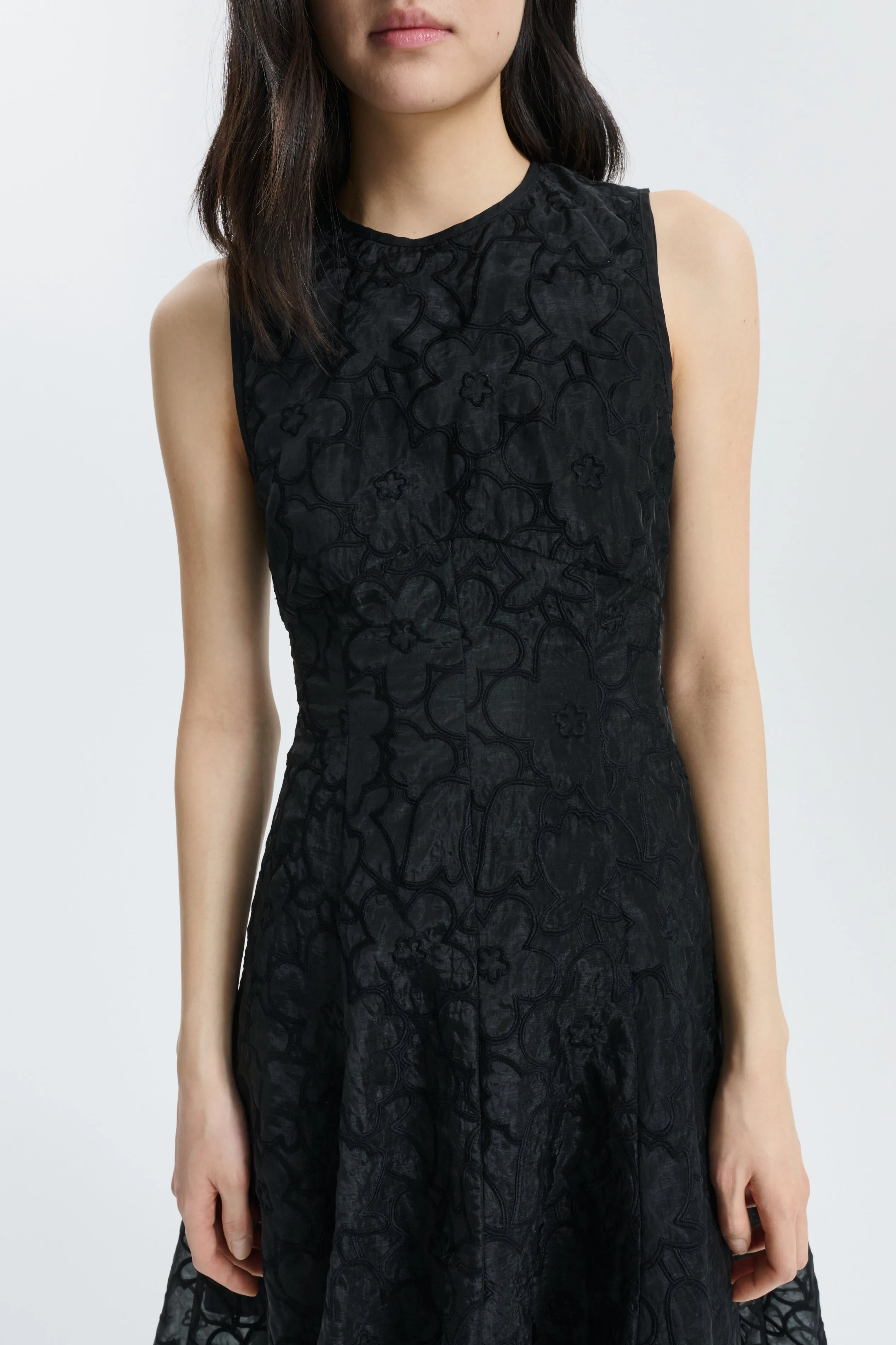 CBFORESS | DRESS CORANITA EMBROIDERY BLACK sold by Cecilie Bahnsen product image thumbnail 4